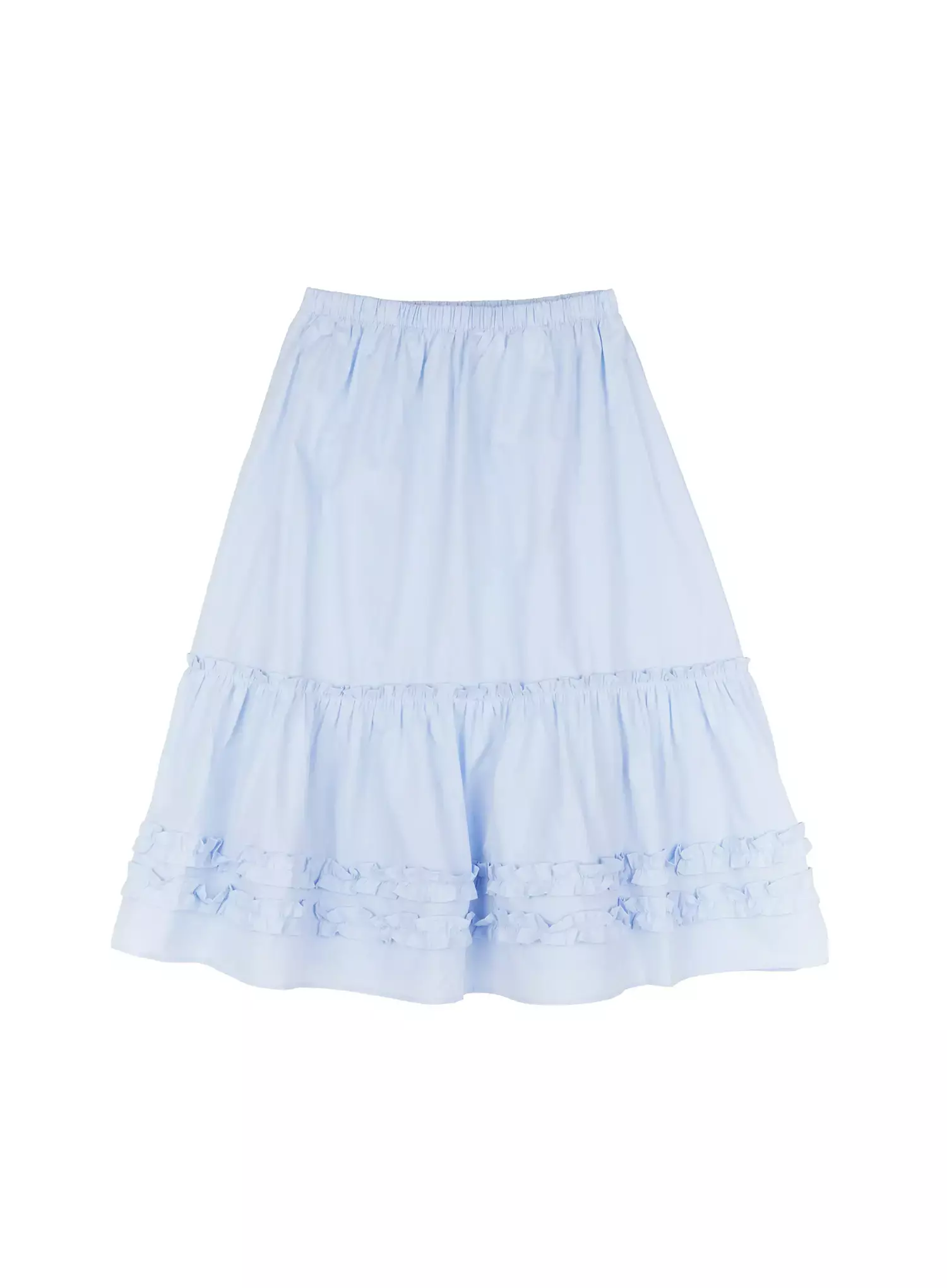 Ruffle Layered Midi Skirt IG527 - Image 15