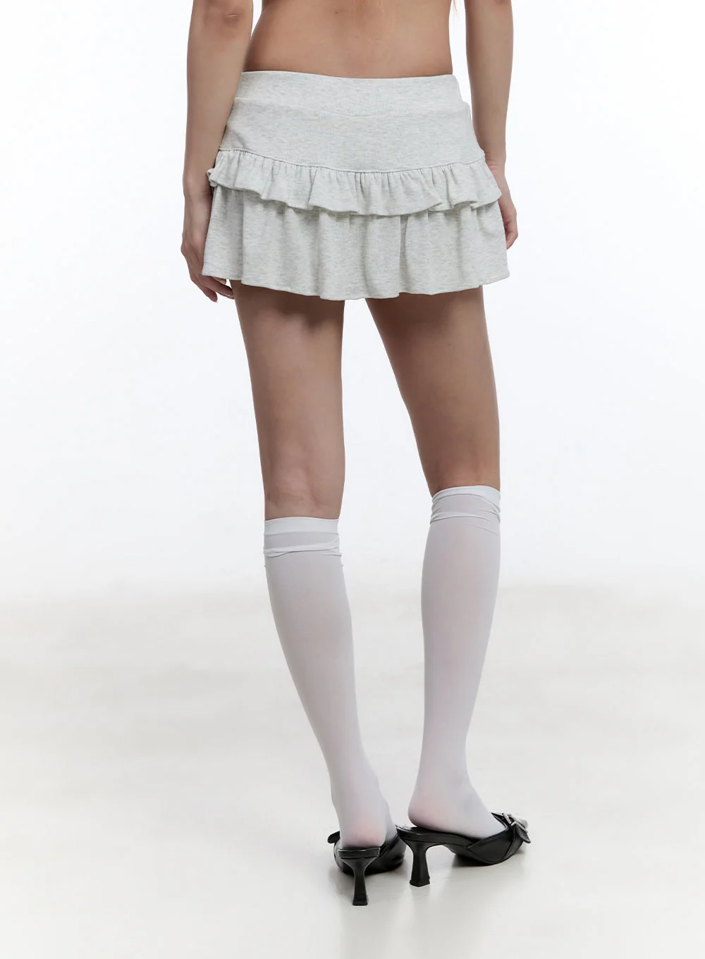 Ruffle Layered Mini Skirt CY530 - Image 6