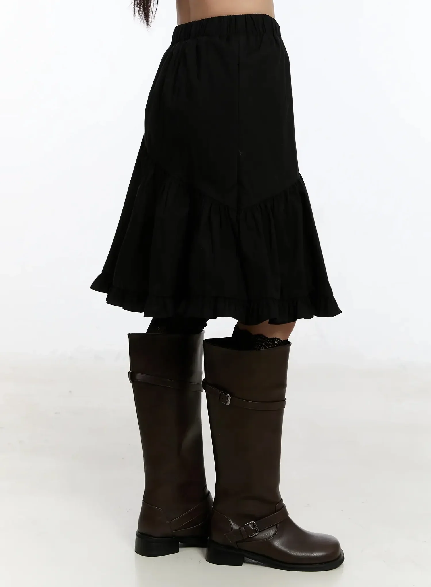 Ruffle Midi Skirt IM509 - Image 10