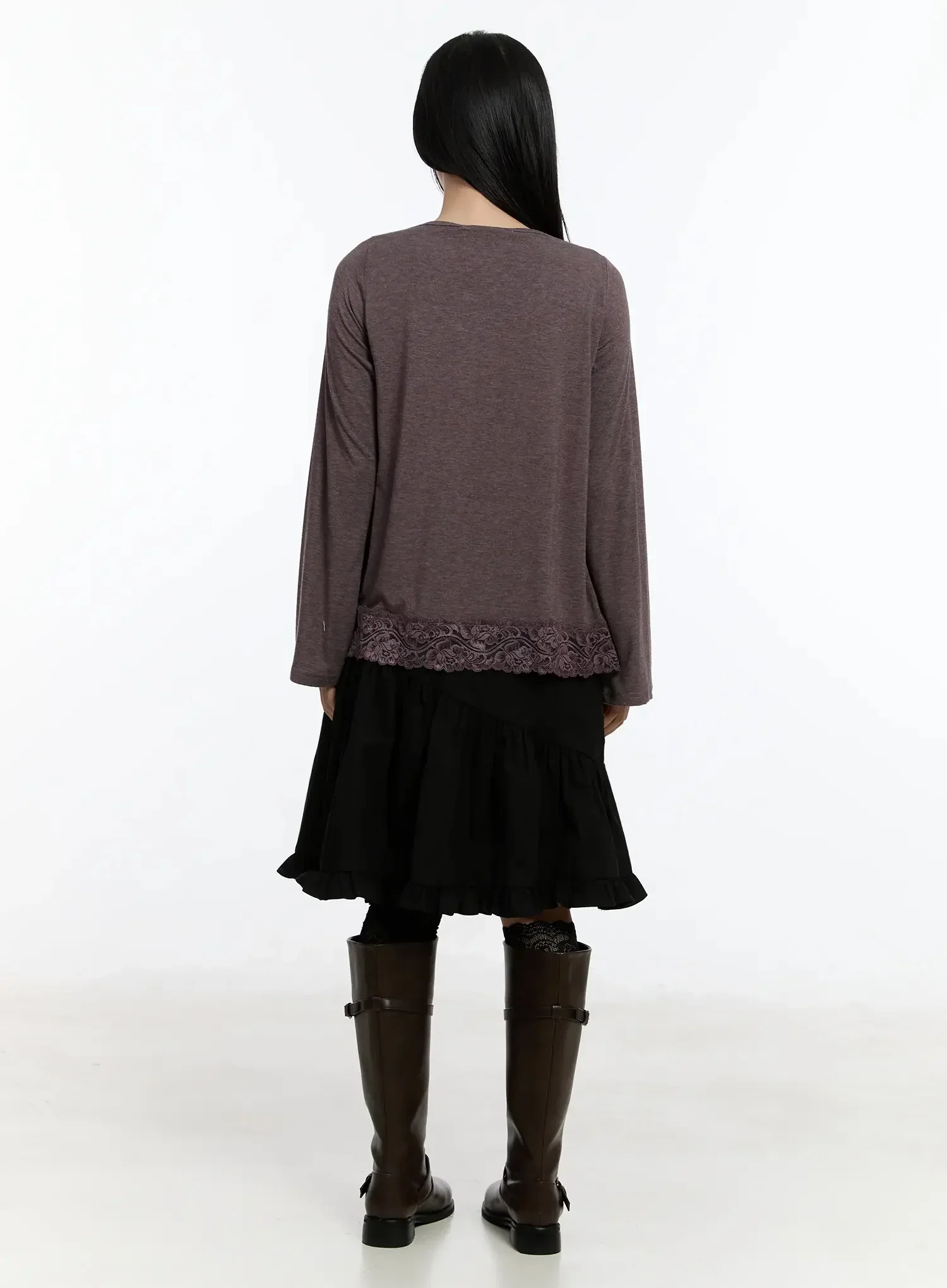 Ruffle Midi Skirt IM509 - Image 8
