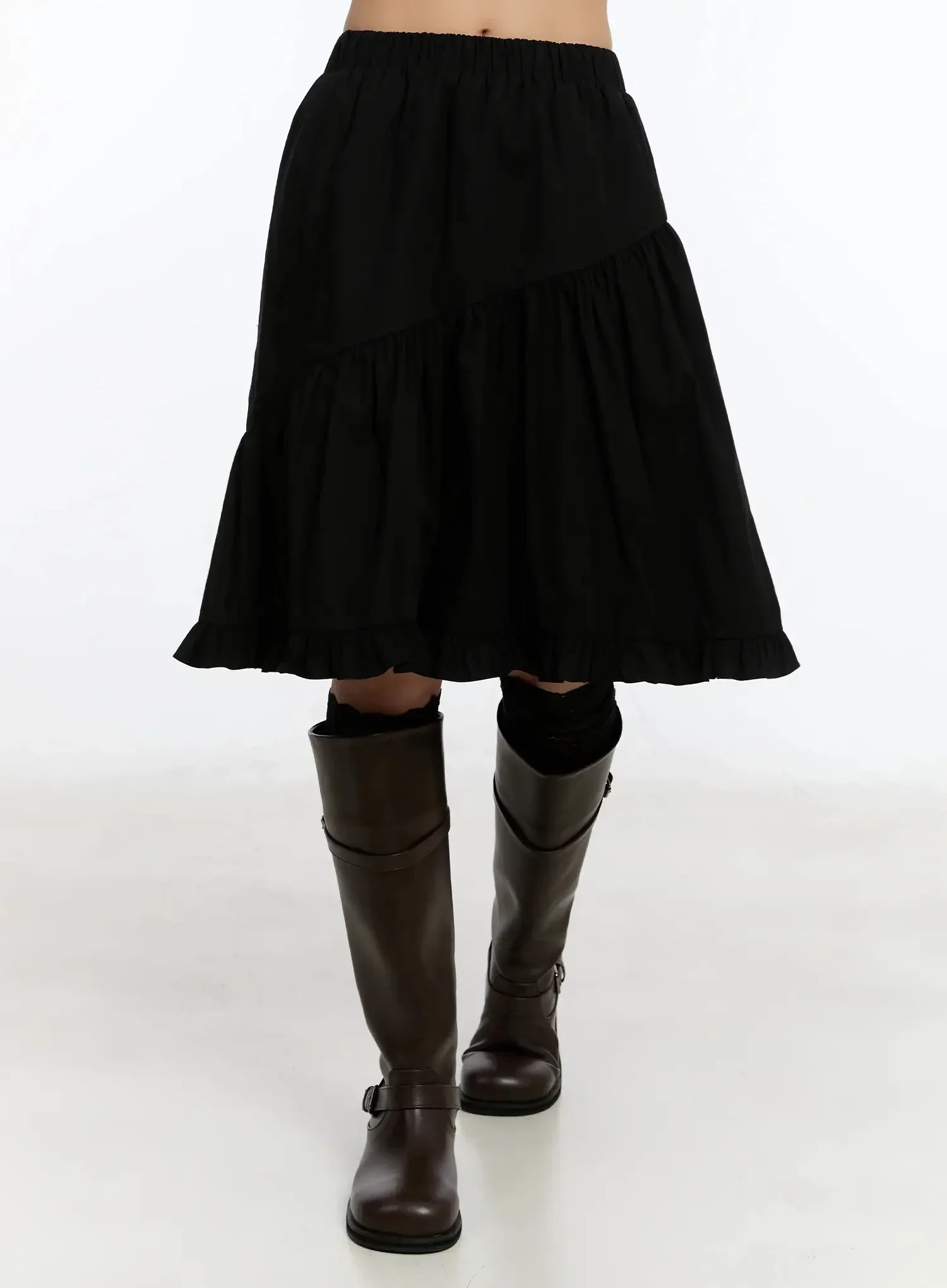 Ruffle Midi Skirt IM509 - Image 9