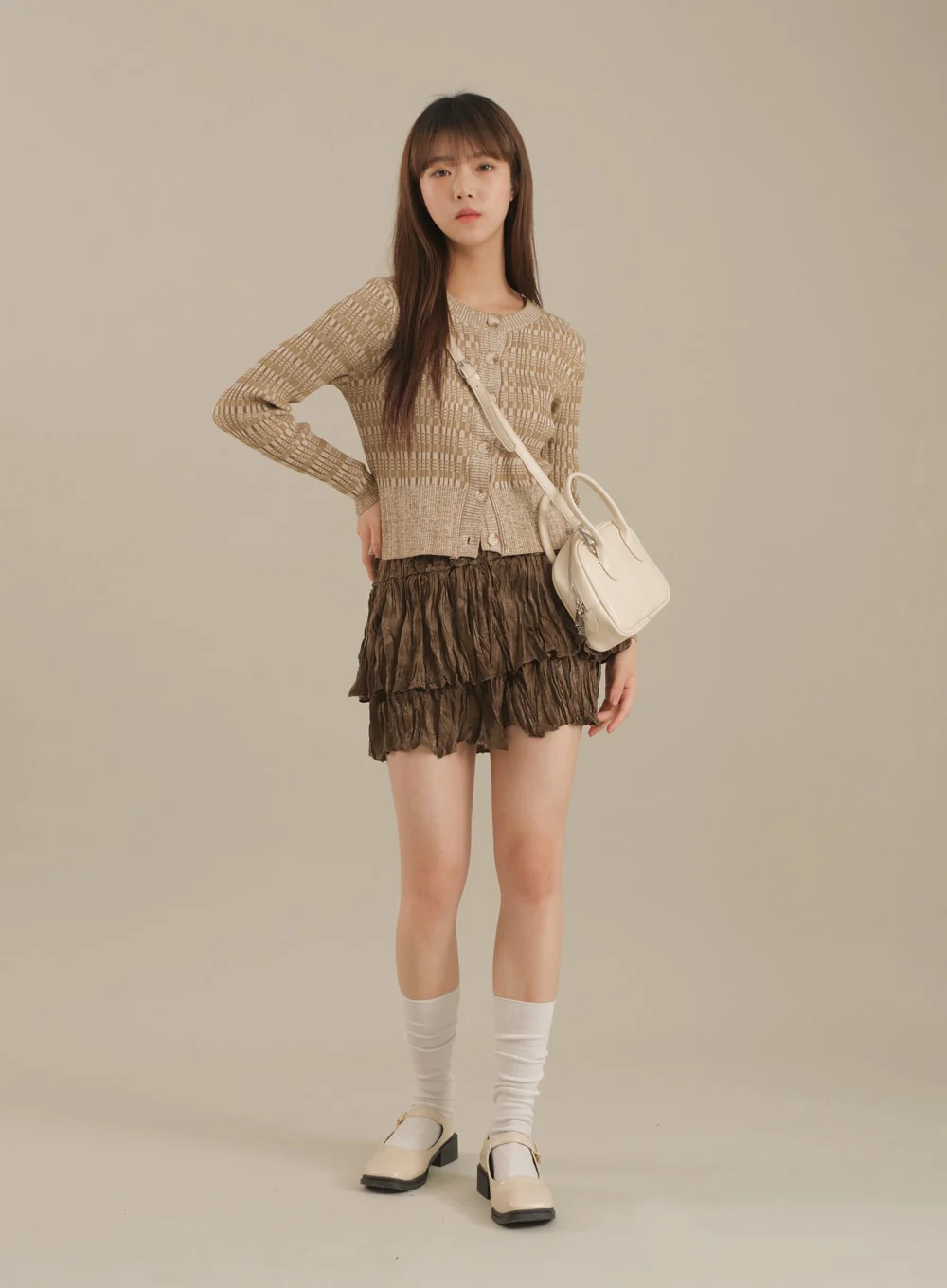 Ruffle Tier Mini Skirt J17 - Image 8