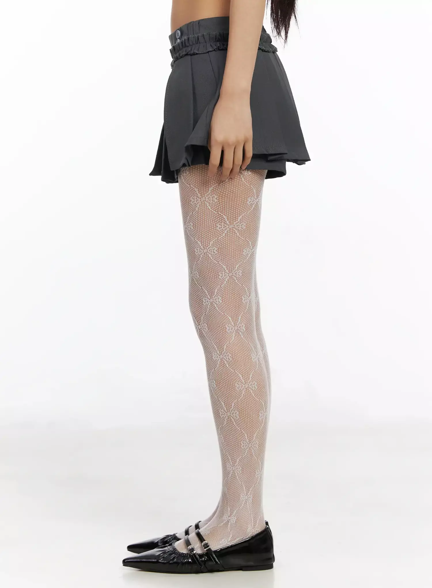 Ruffled Pleated Mini Skirt IA508 - Image 10