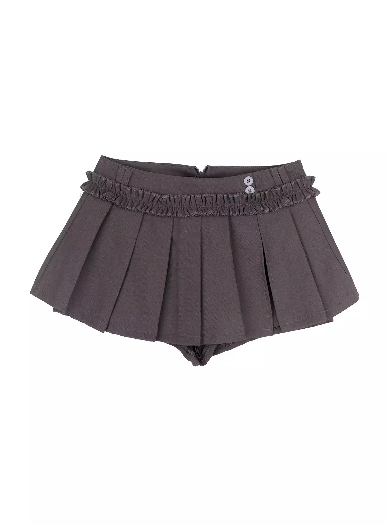 Ruffled Pleated Mini Skirt IA508 - Image 13