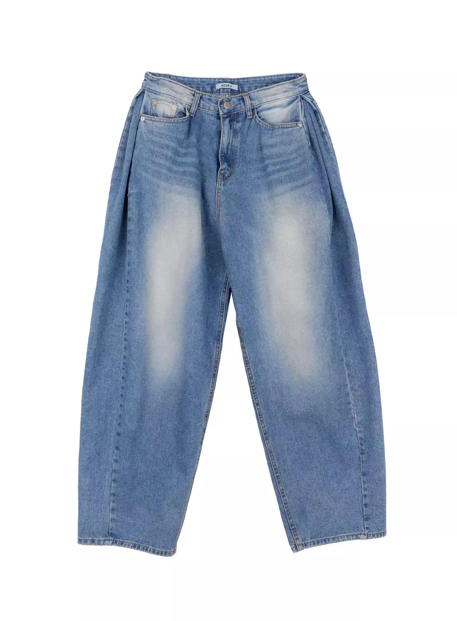 Ruthie Side Pleat Relaxed-Fit Jeans IS515 - Image 9