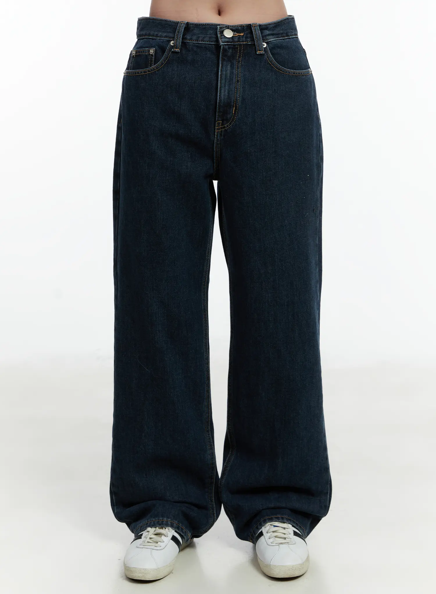 Rylee Fleece-Lined Wide-Leg Jeans CD523