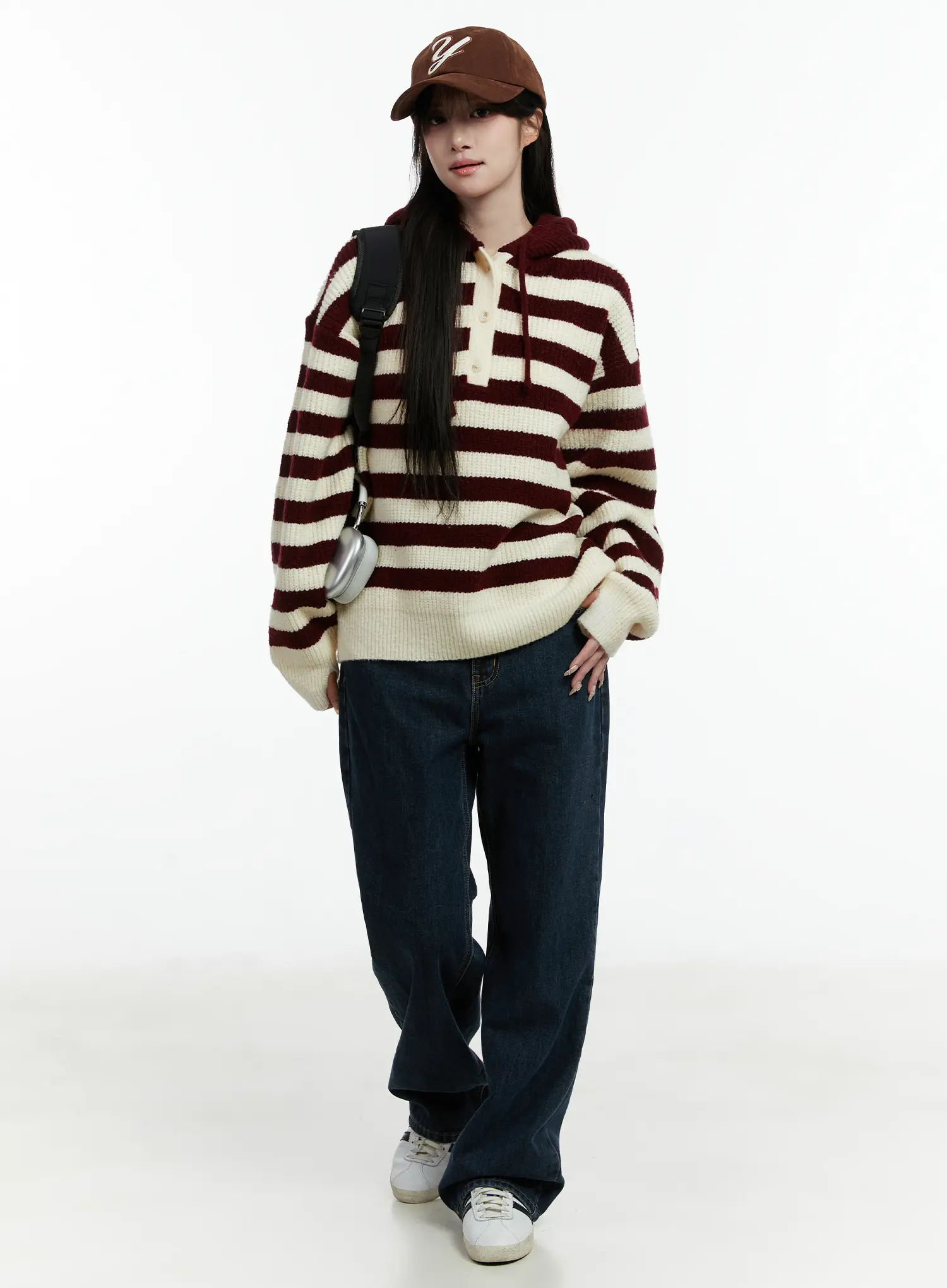 Rylee Fleece-Lined Wide-Leg Jeans CD523 - Image 2