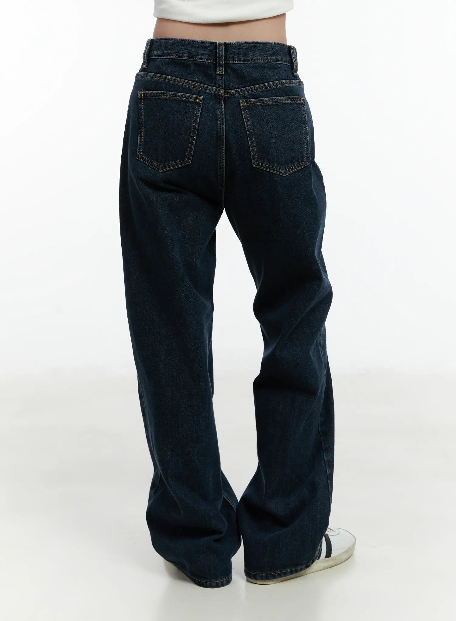 Rylee Fleece-Lined Wide-Leg Jeans CD523 - Image 5