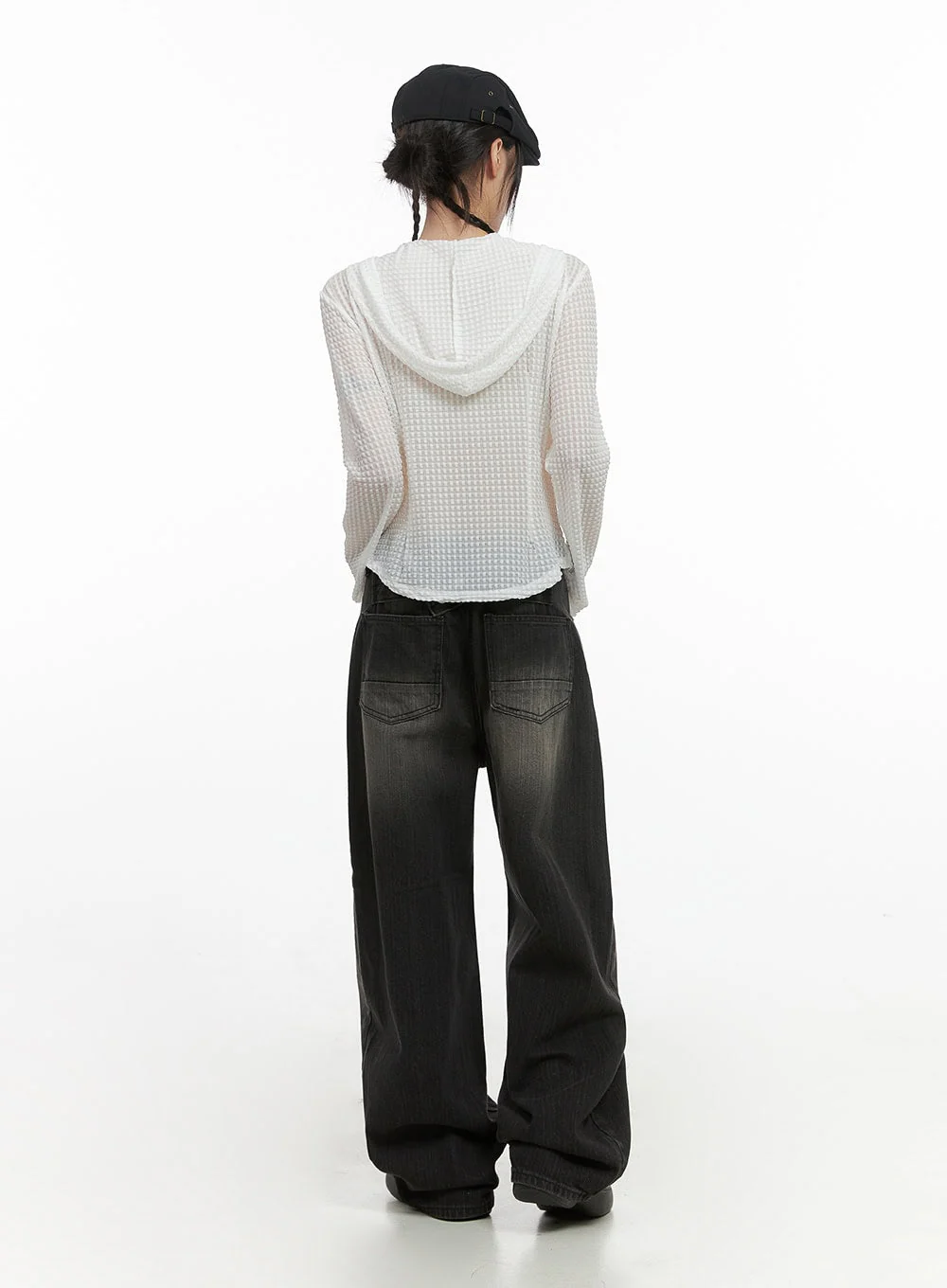 Sage Back-Buttoned Wide Pants CS430 - Image 7