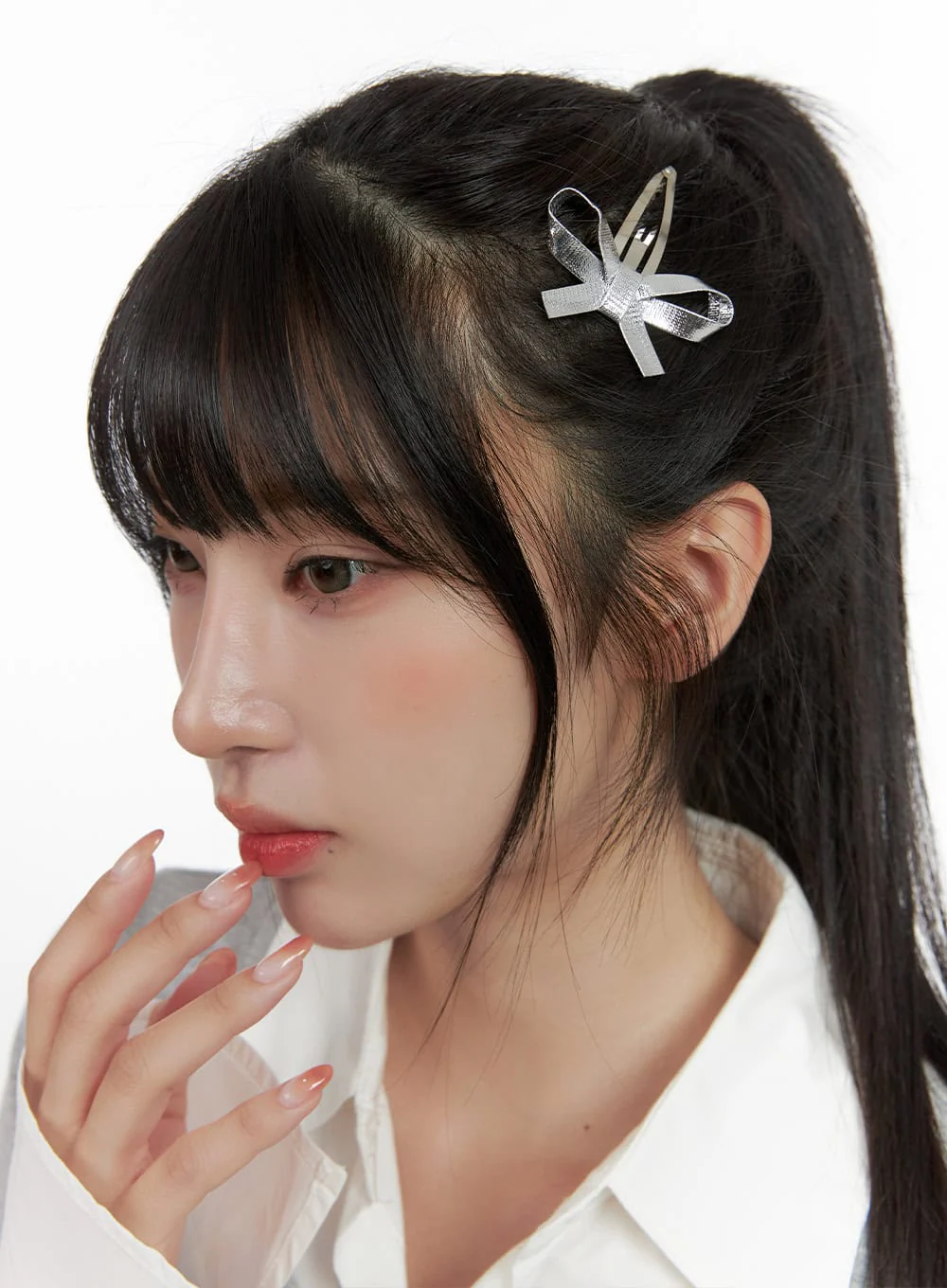 Sally Ribbon Hair Pin IS413 - Image 2