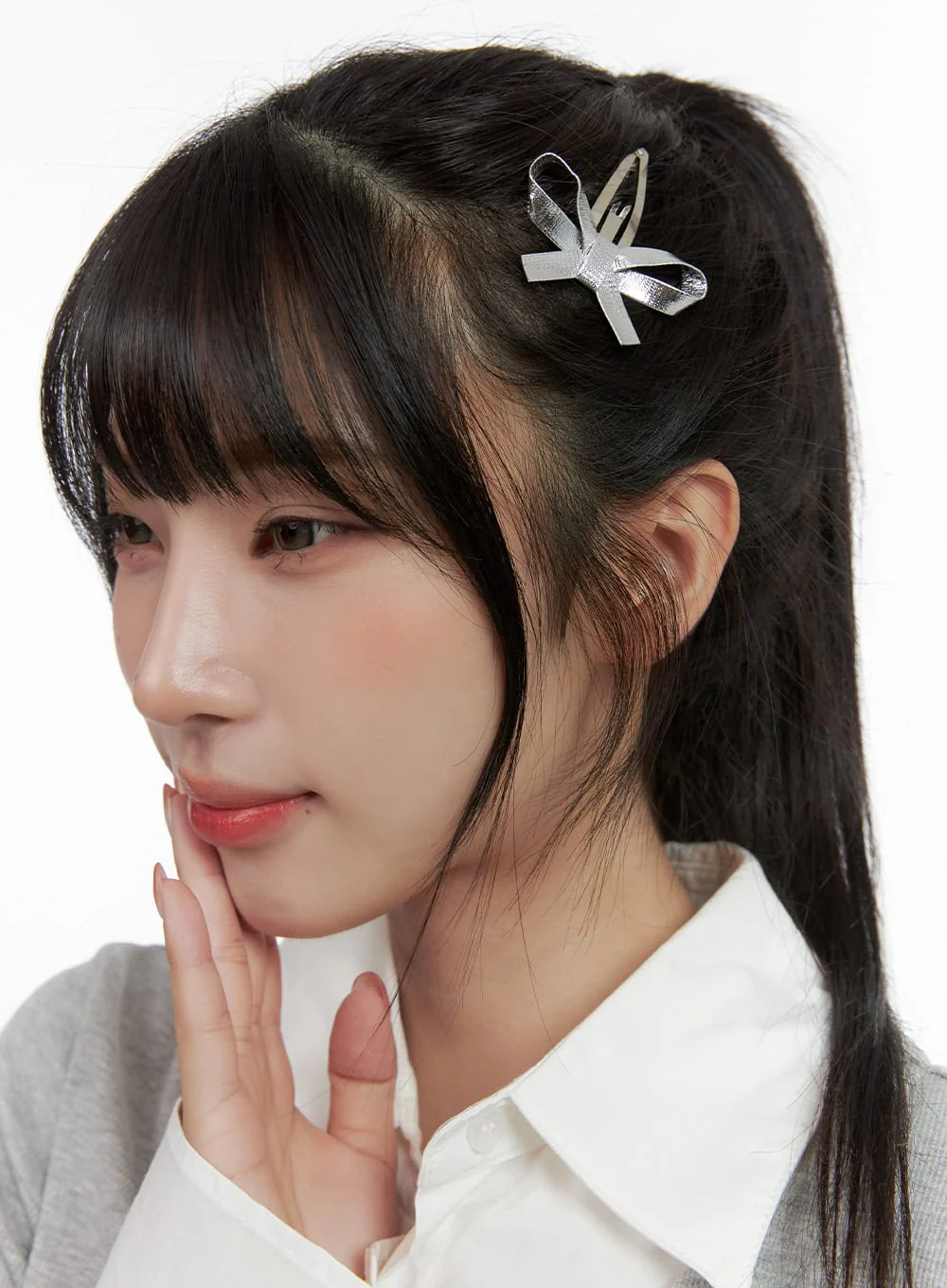 Sally Ribbon Hair Pin IS413 - Image 4