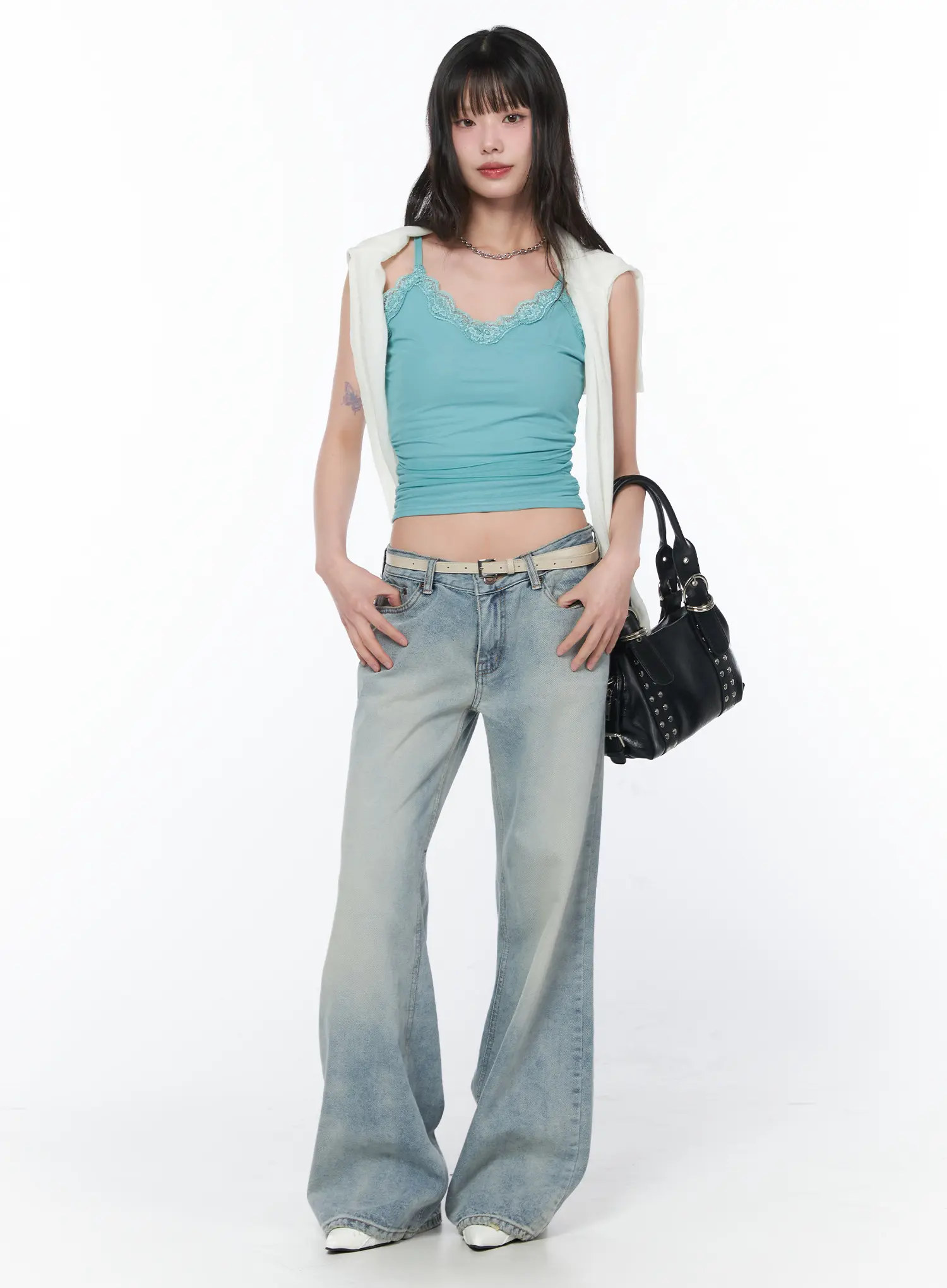 Sarahi Vintage Wash Bootcut Jeans CA529 - Image 2