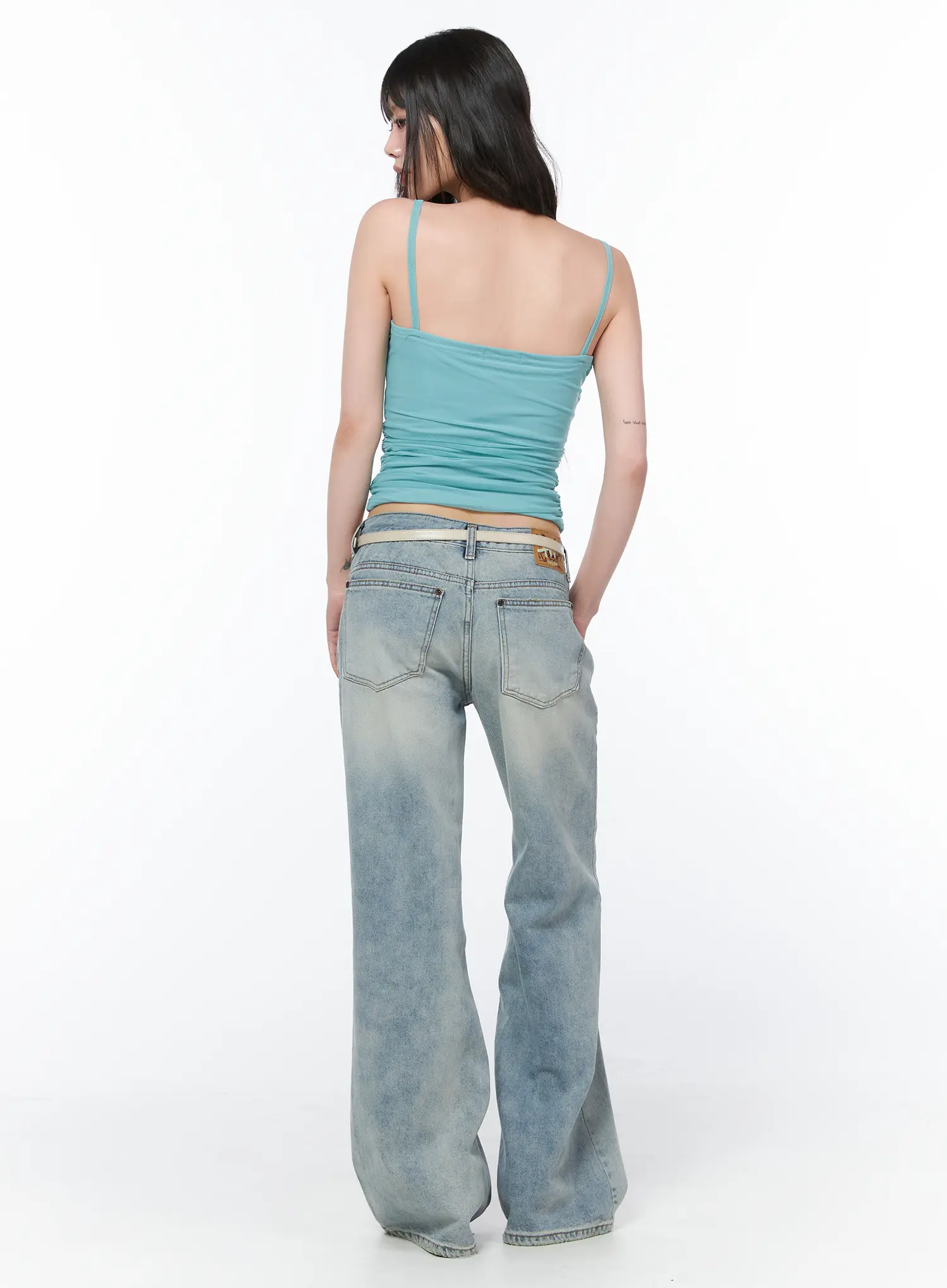 Sarahi Vintage Wash Bootcut Jeans CA529 - Image 8