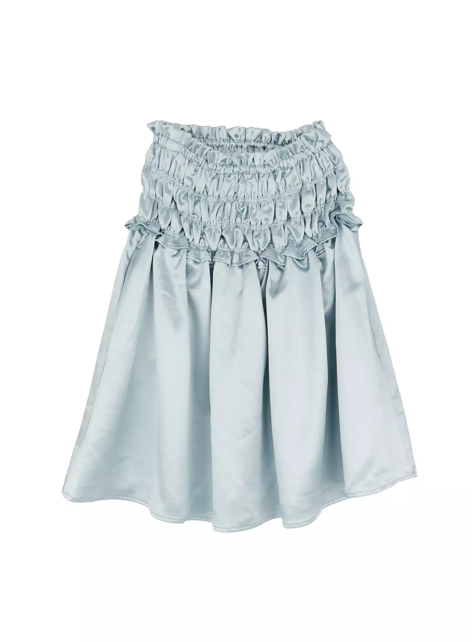 Satin Ruffle Midi Skirt IM519 - Image 14
