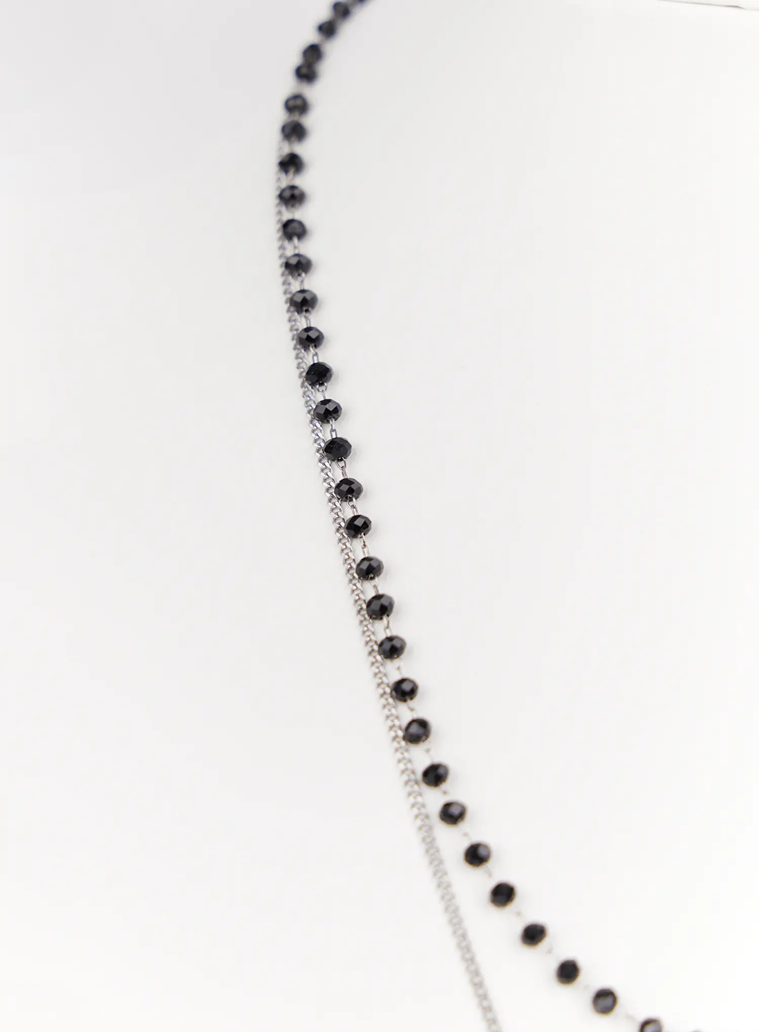 Saturn Charm Layered Necklace IN514 - Image 2