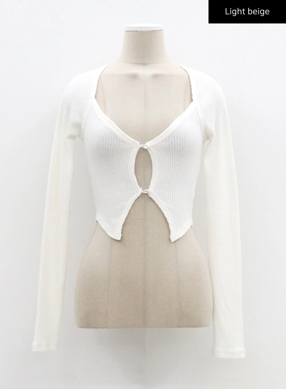 Scoop Neck Cropped Cardigan CM310 - Image 14