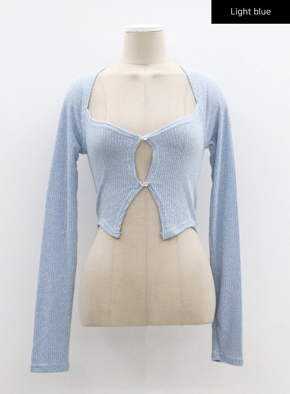 Scoop Neck Cropped Cardigan CM310 - Image 15