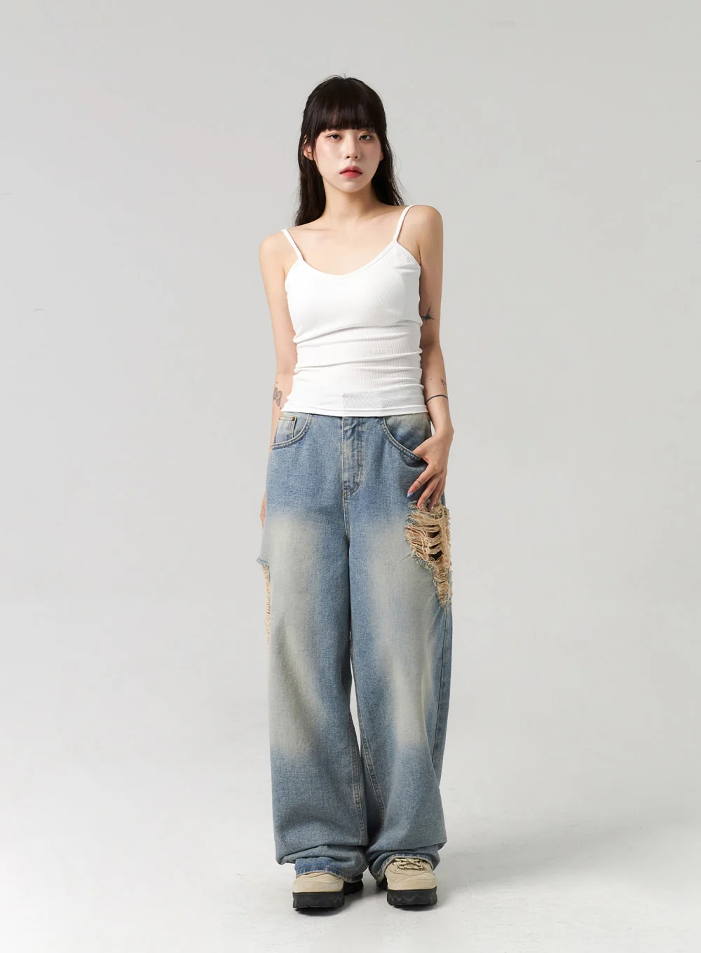 Scoop Neck Ribbed Top CL313 - Image 10