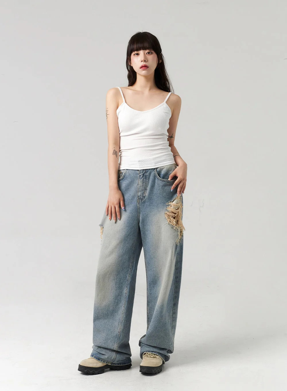 Scoop Neck Ribbed Top CL313 - Image 15