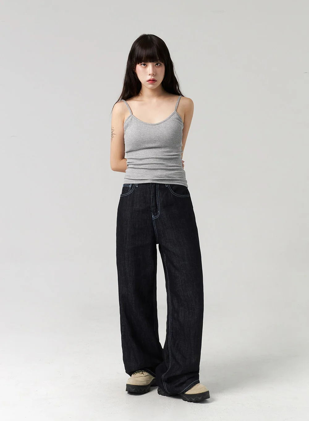 Scoop Neck Ribbed Top CL313 - Image 3