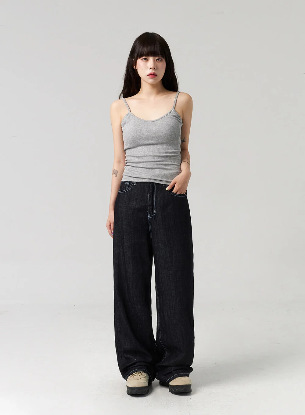 Scoop Neck Ribbed Top CL313 - Image 4