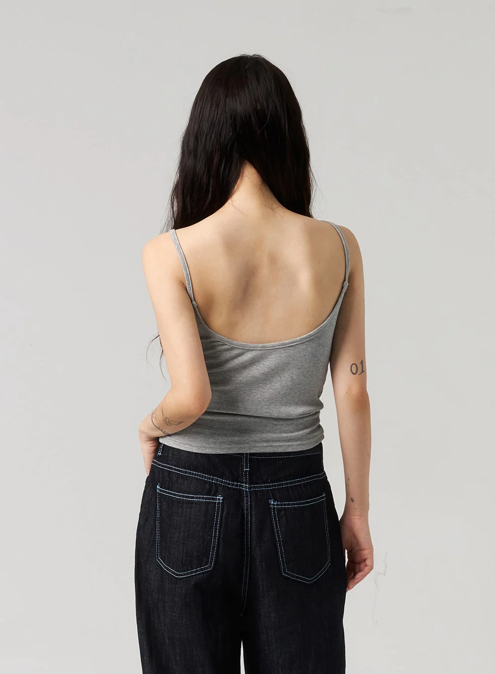 Scoop Neck Ribbed Top CL313 - Image 6