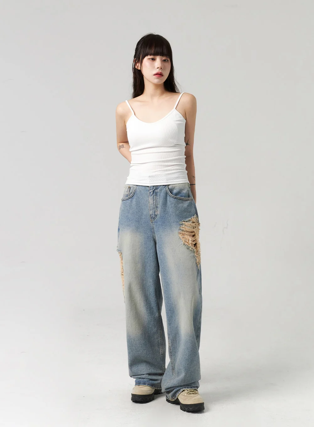 Scoop Neck Ribbed Top CL313 - Image 9