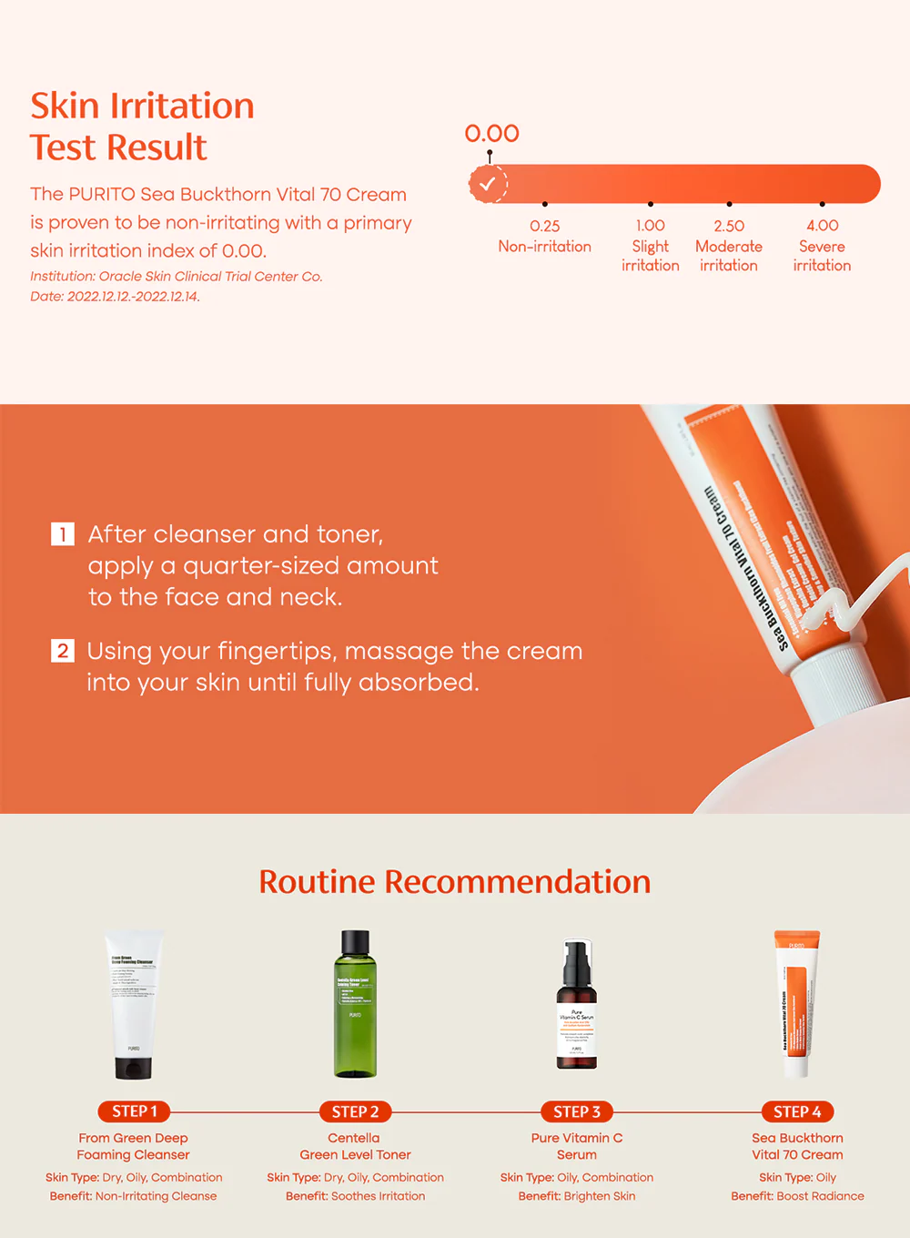 Sea Buckthorn Vital 70 Cream (50ml) - Image 3