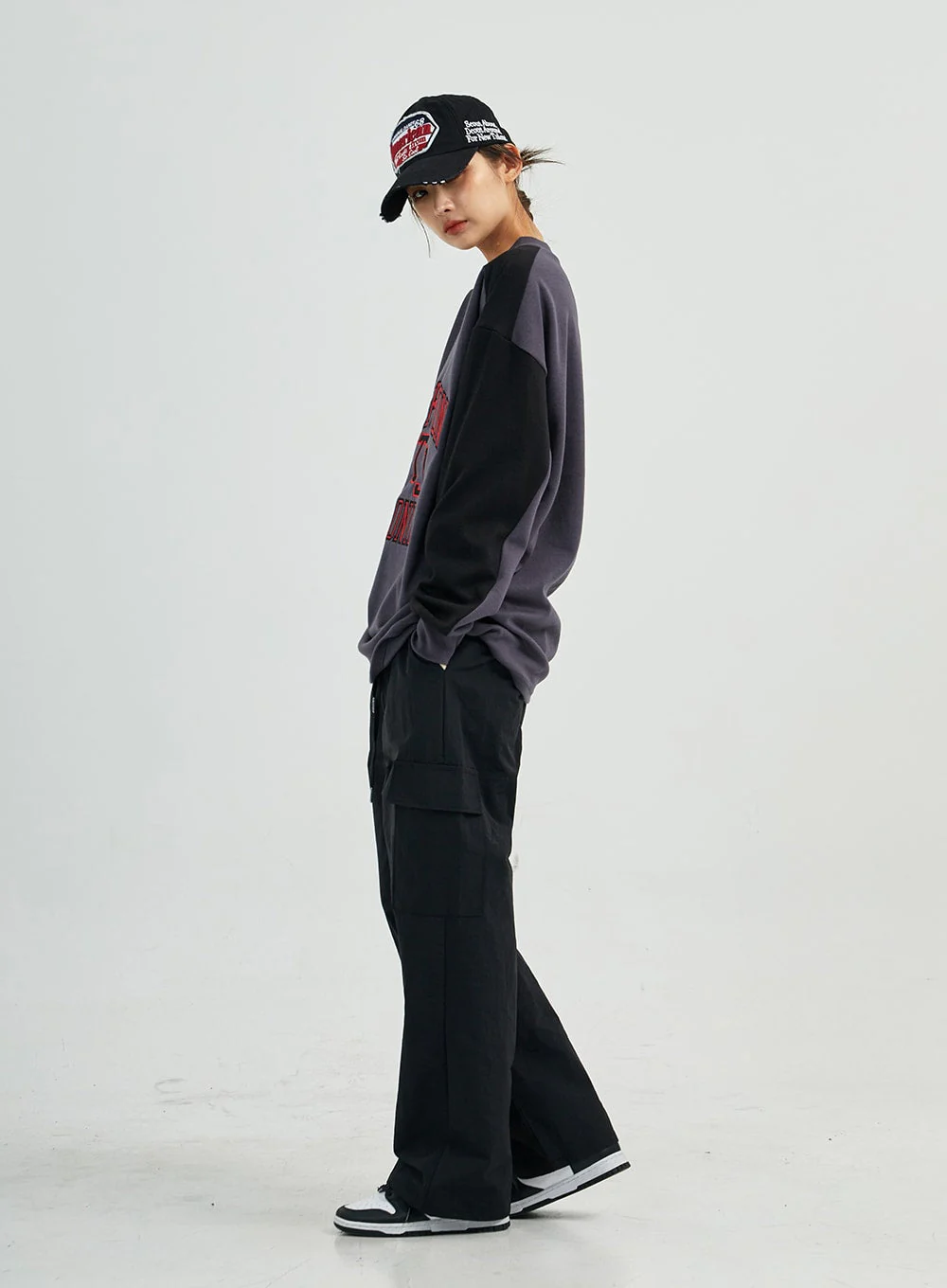 Selena Nylon Cargo Wide Pants CS23 - Image 10