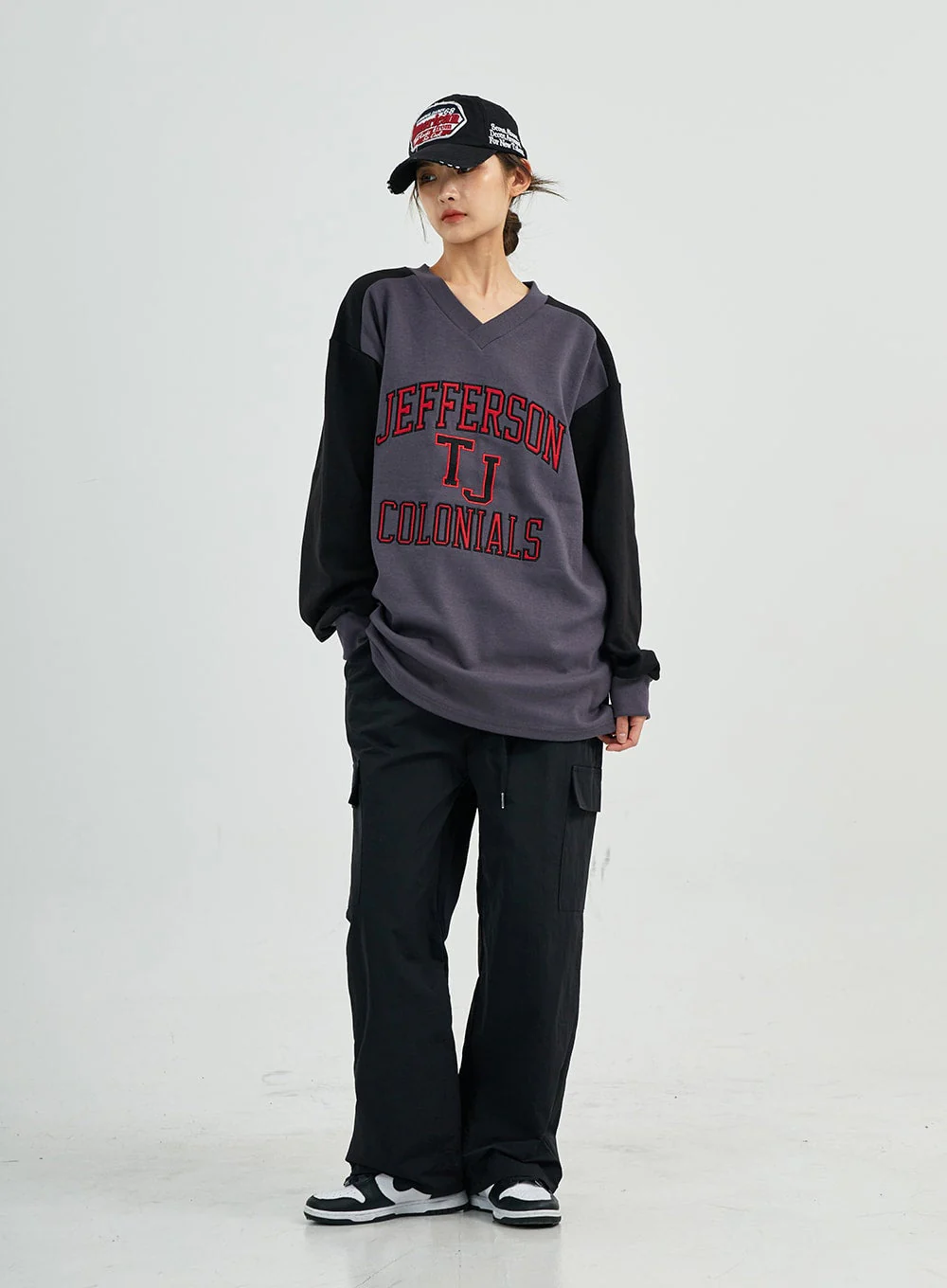 Selena Nylon Cargo Wide Pants CS23 - Image 3