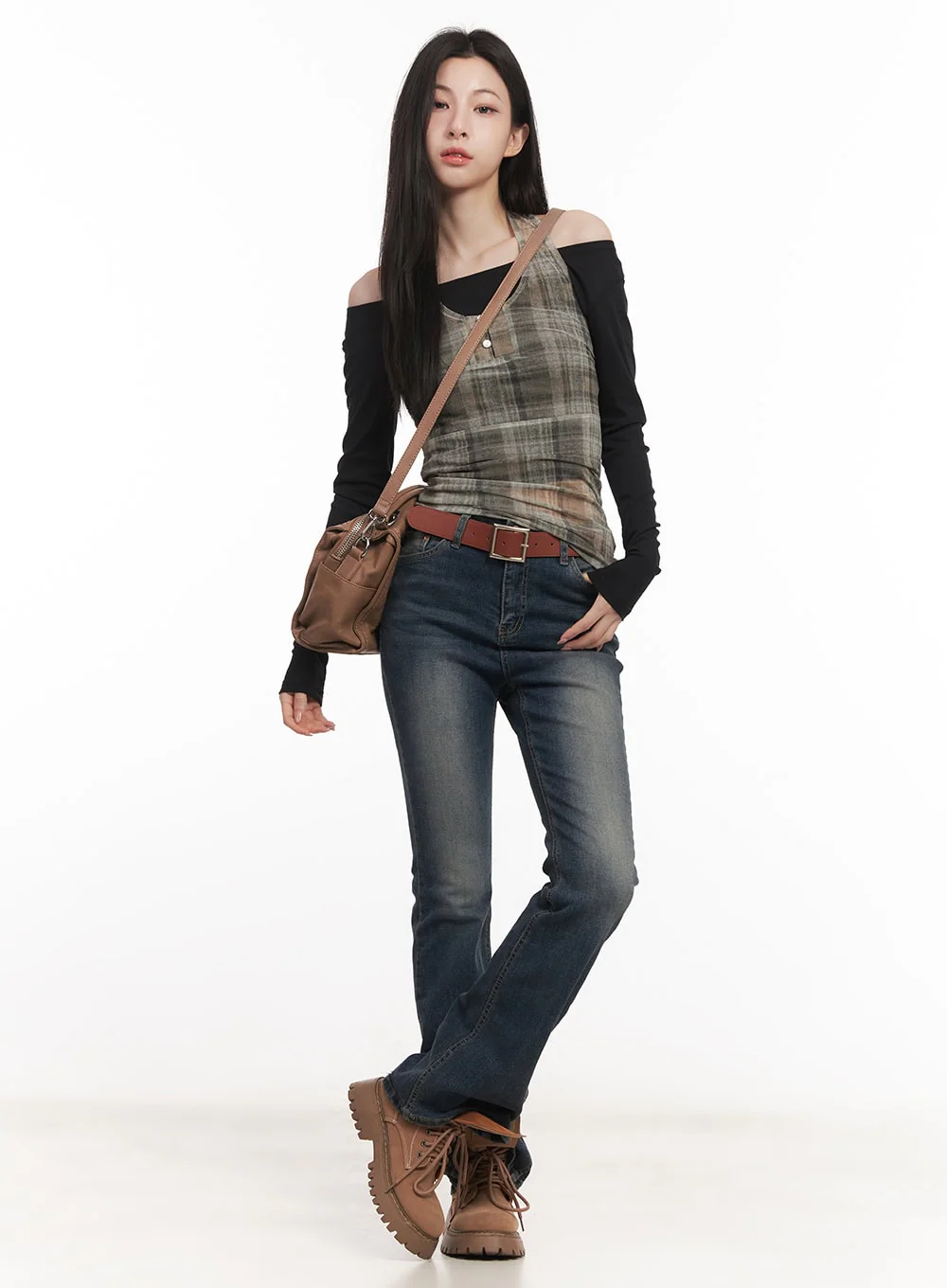 Semi-Sheer Off-Shoulder Top CM517 - Image 2