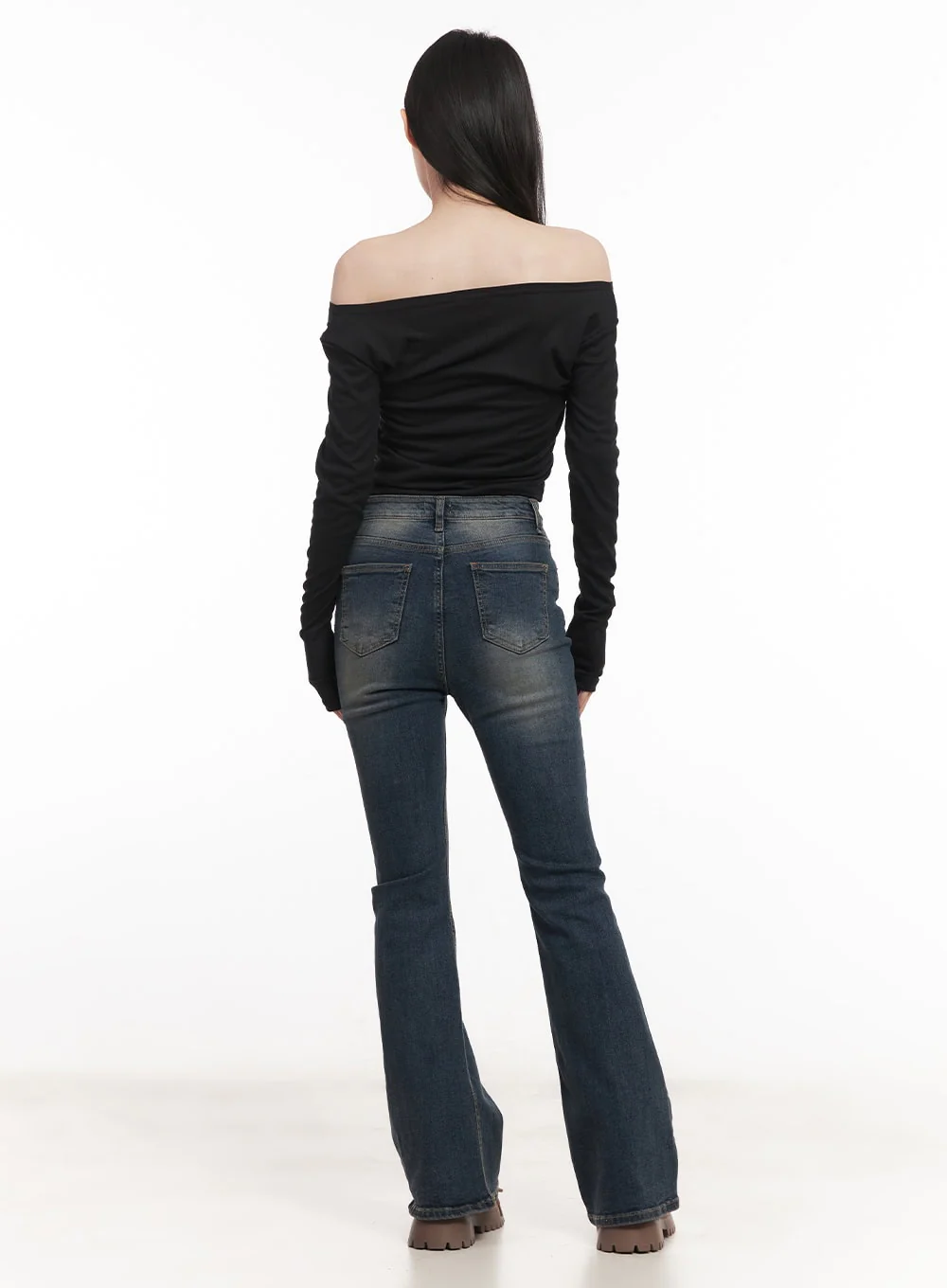 Semi-Sheer Off-Shoulder Top CM517 - Image 4