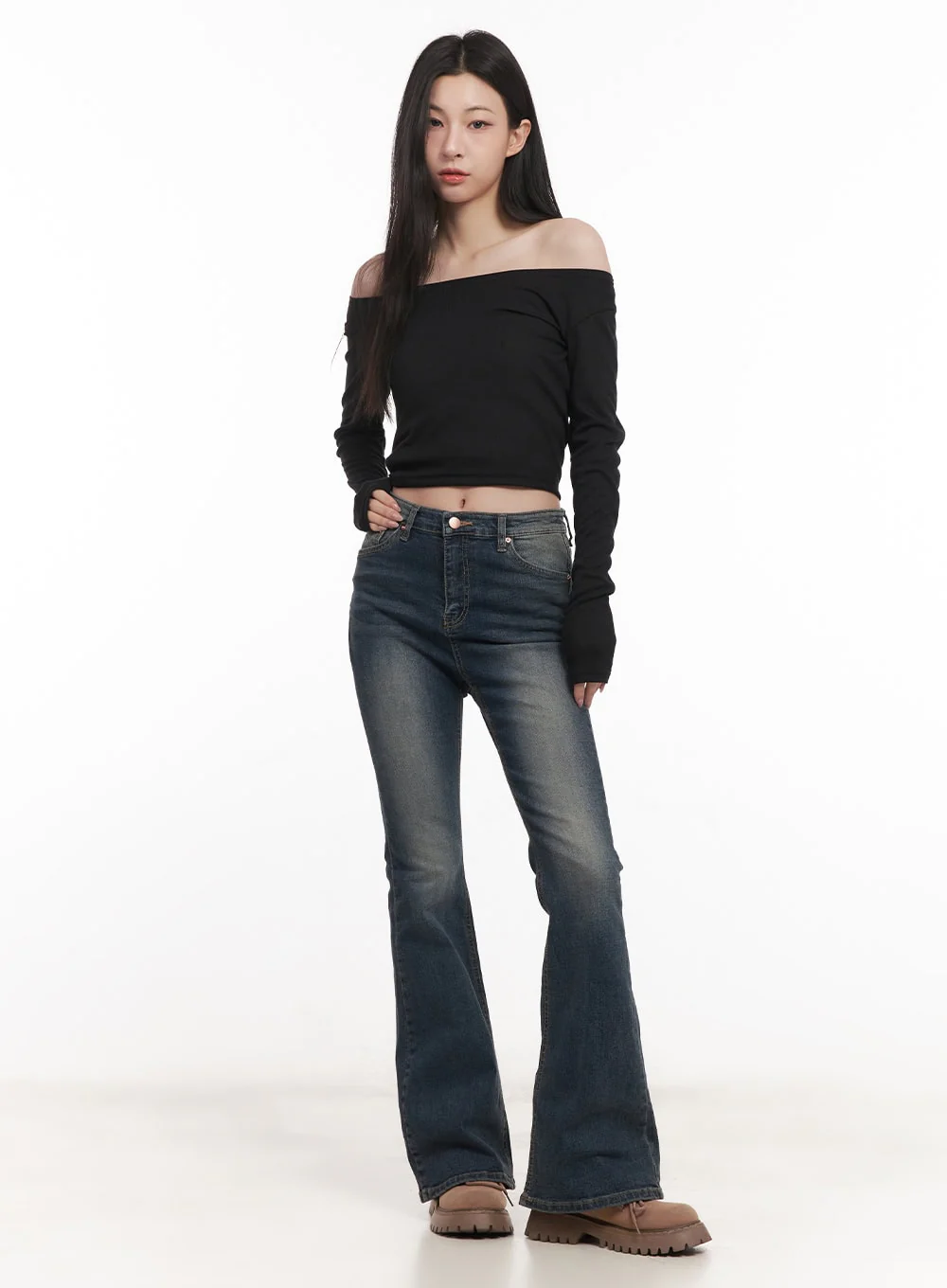 Semi-Sheer Off-Shoulder Top CM517 - Image 5