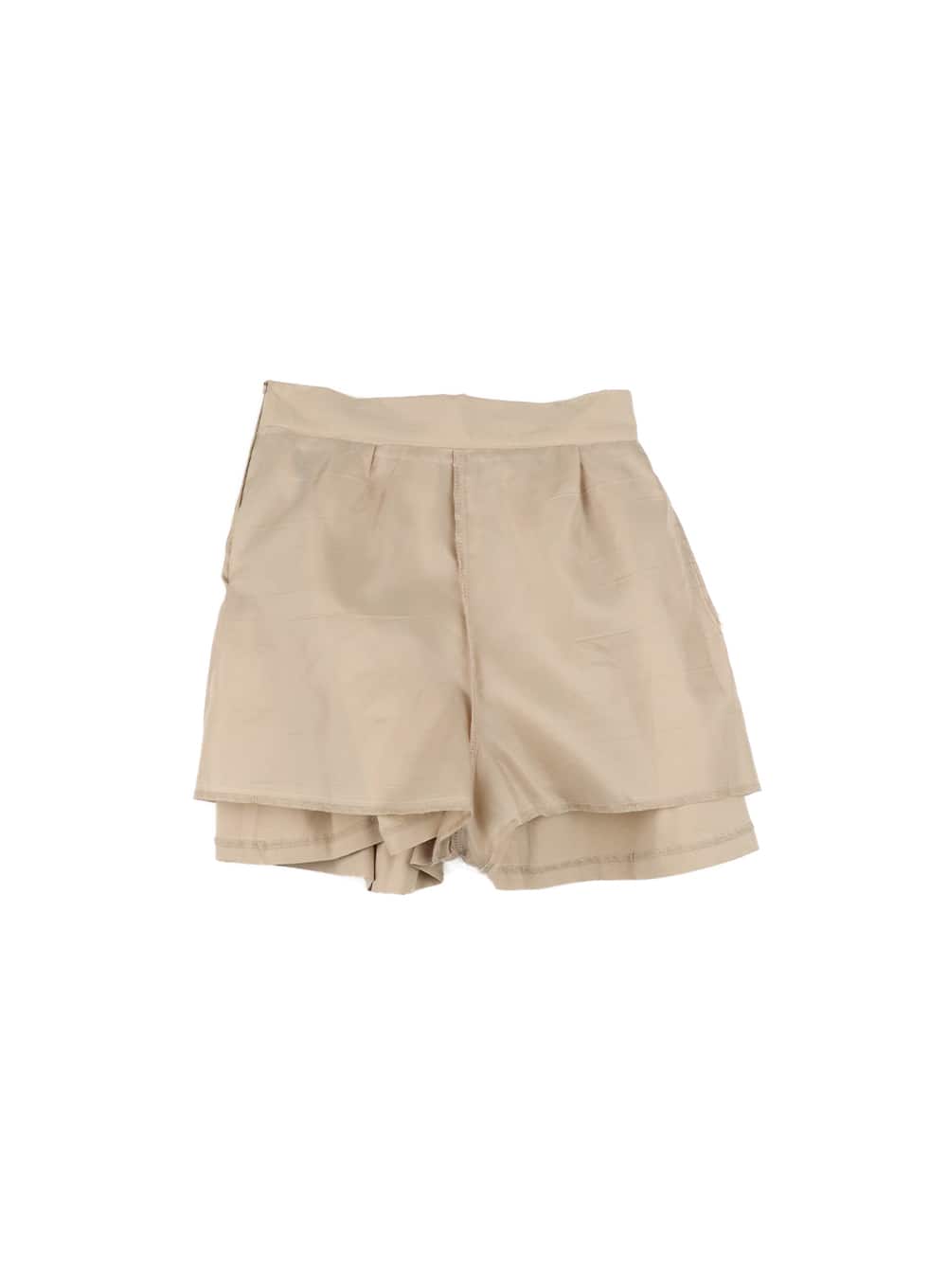 Semi-Shirred Cotton Mini Skirt OM420 - Image 8