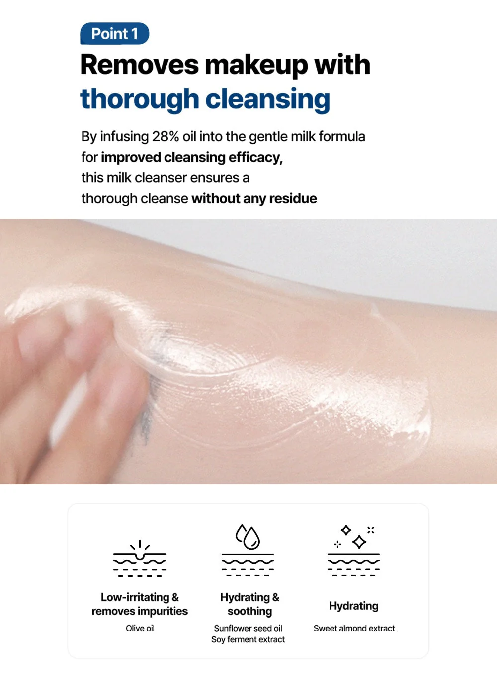 Sensitive Oil Full Cleansing Milk (200ml) - Image 5