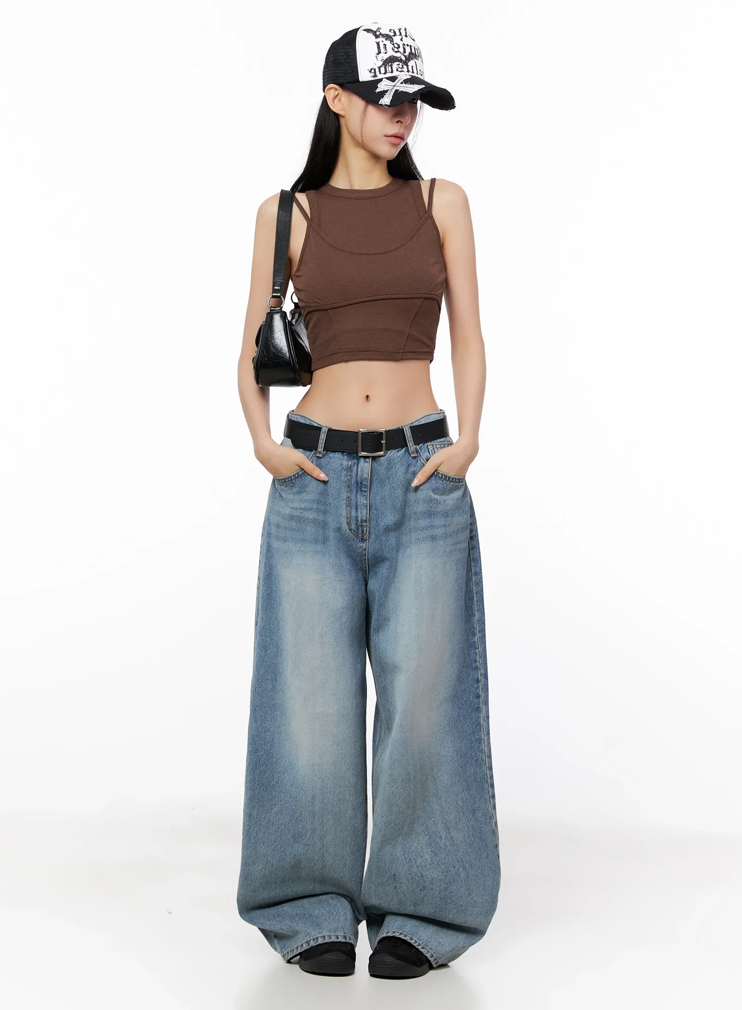 Seojin Washed Wide-Leg Jeans IG508 - Image 2