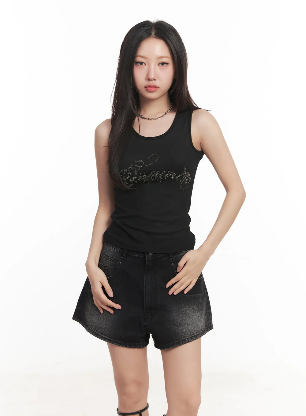 Sequin Graphic Tank Top CA529 - Image 10