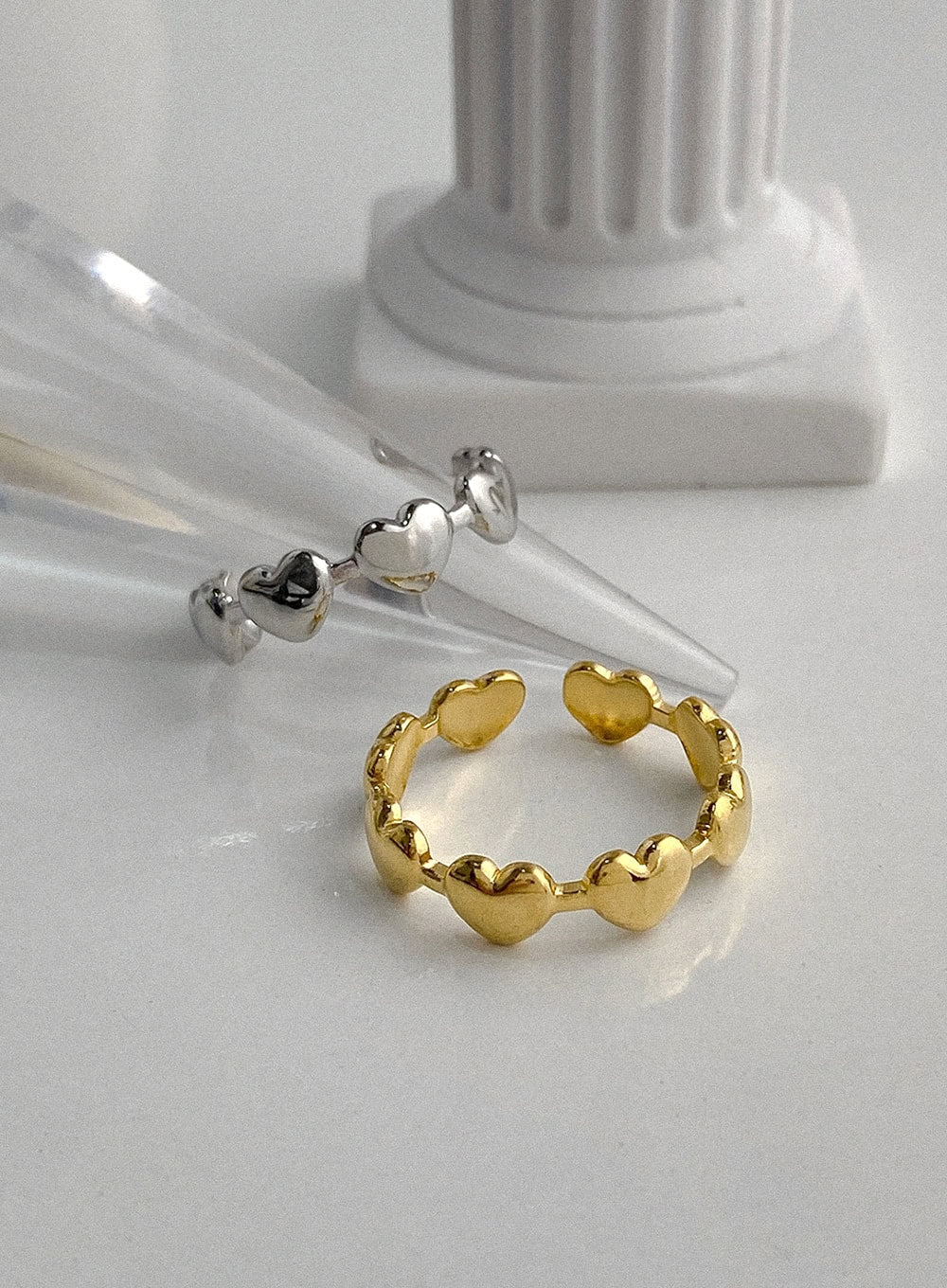 Serena Open Heartline Ring IA524 - Image 2
