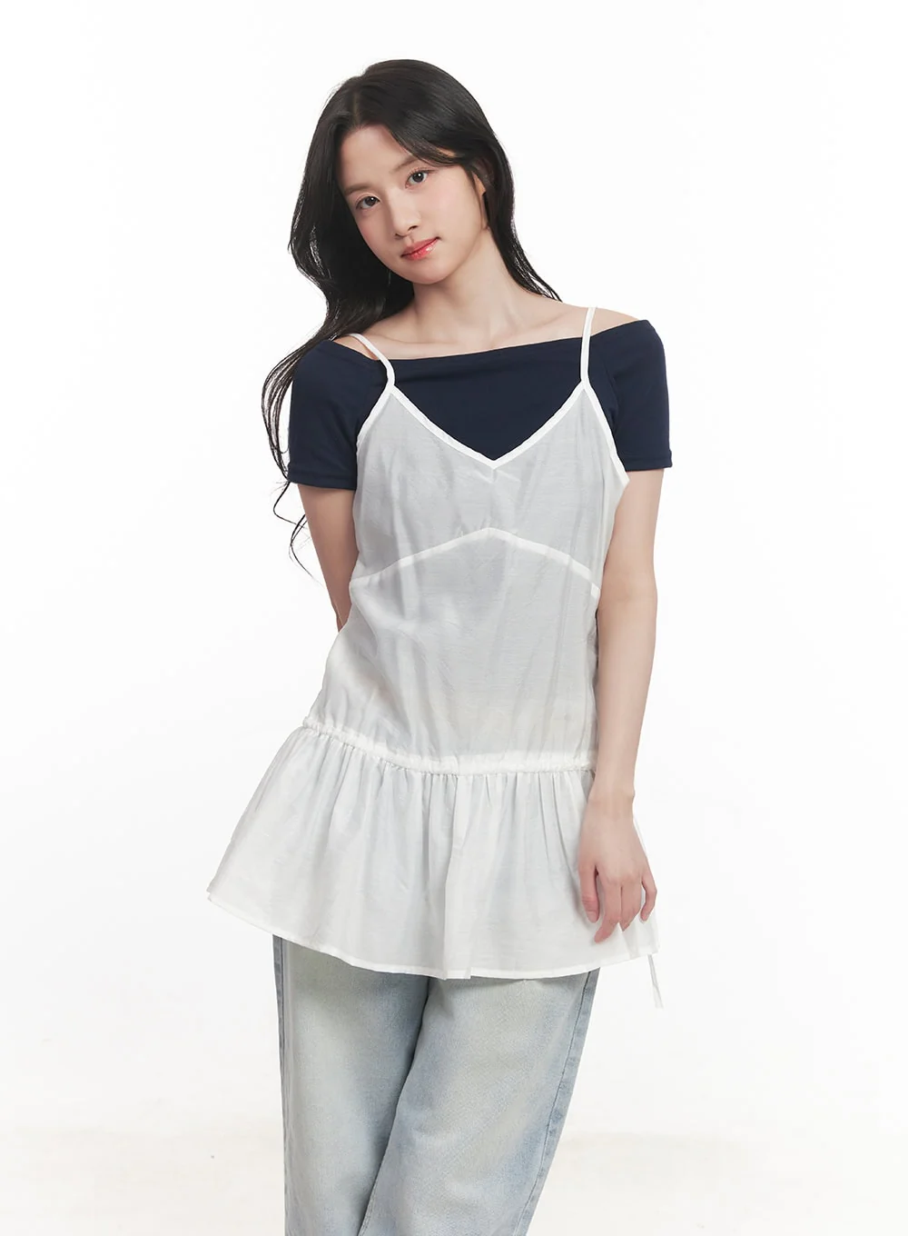 Sheer Cami Mini Dress CA510 - Image 9