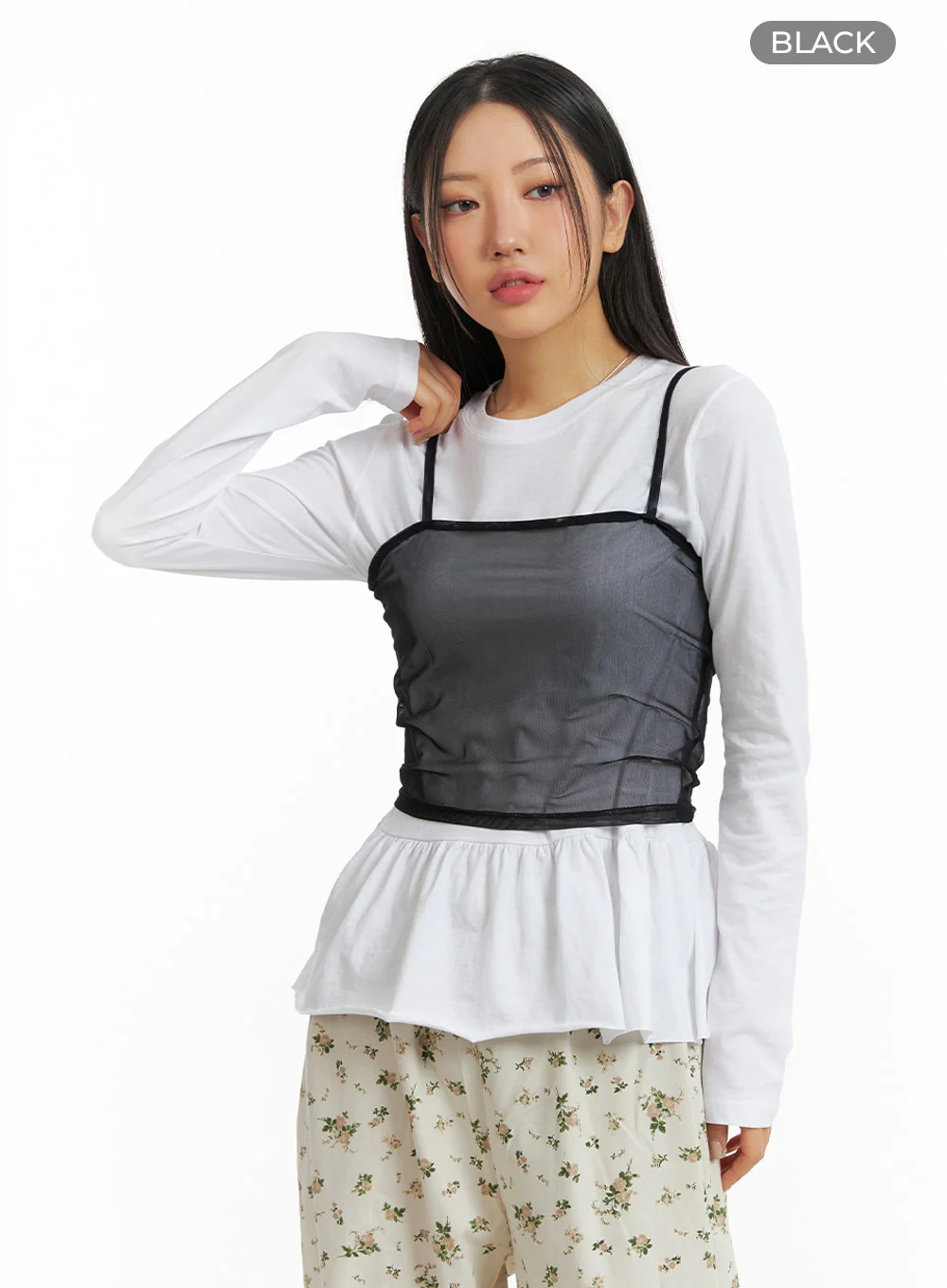 Sheer Crop Cami Top IM404 - Image 10