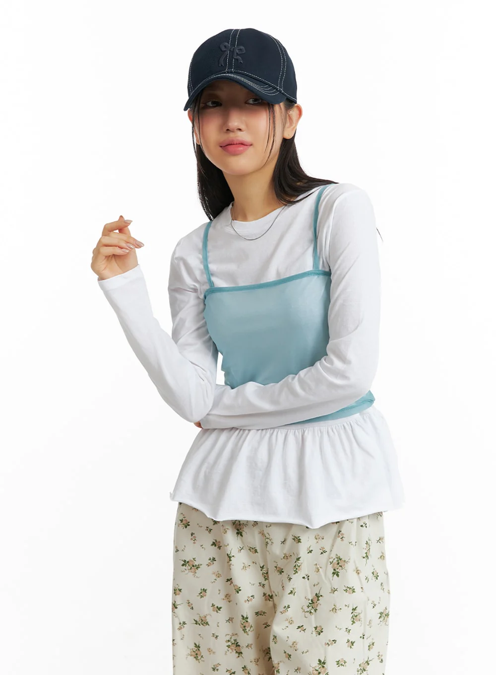 Sheer Crop Cami Top IM404 - Image 3