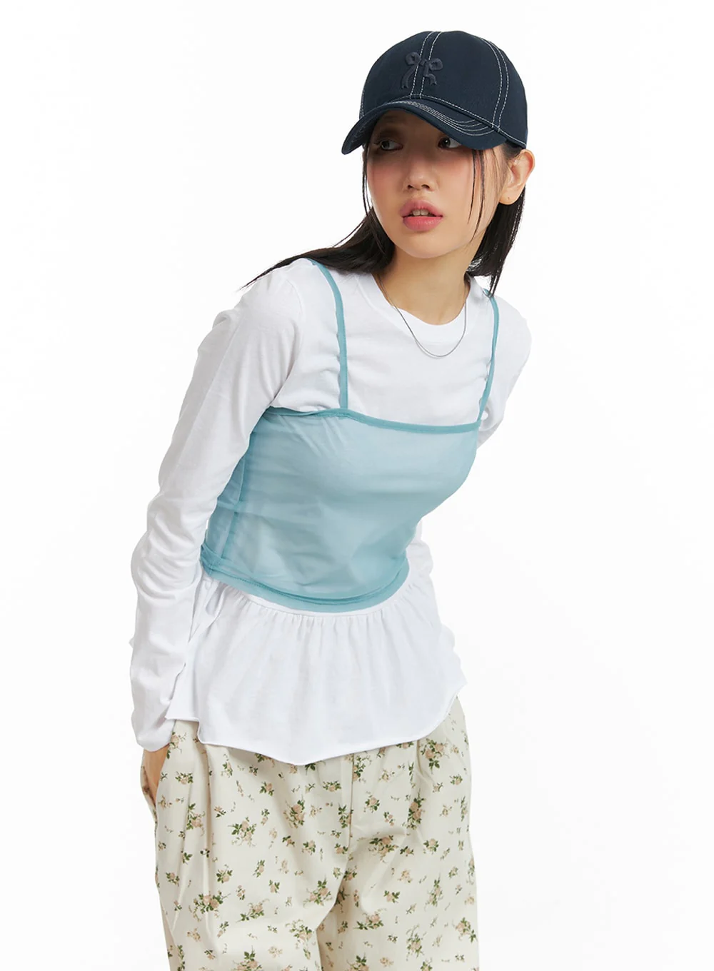 Sheer Crop Cami Top IM404 - Image 5