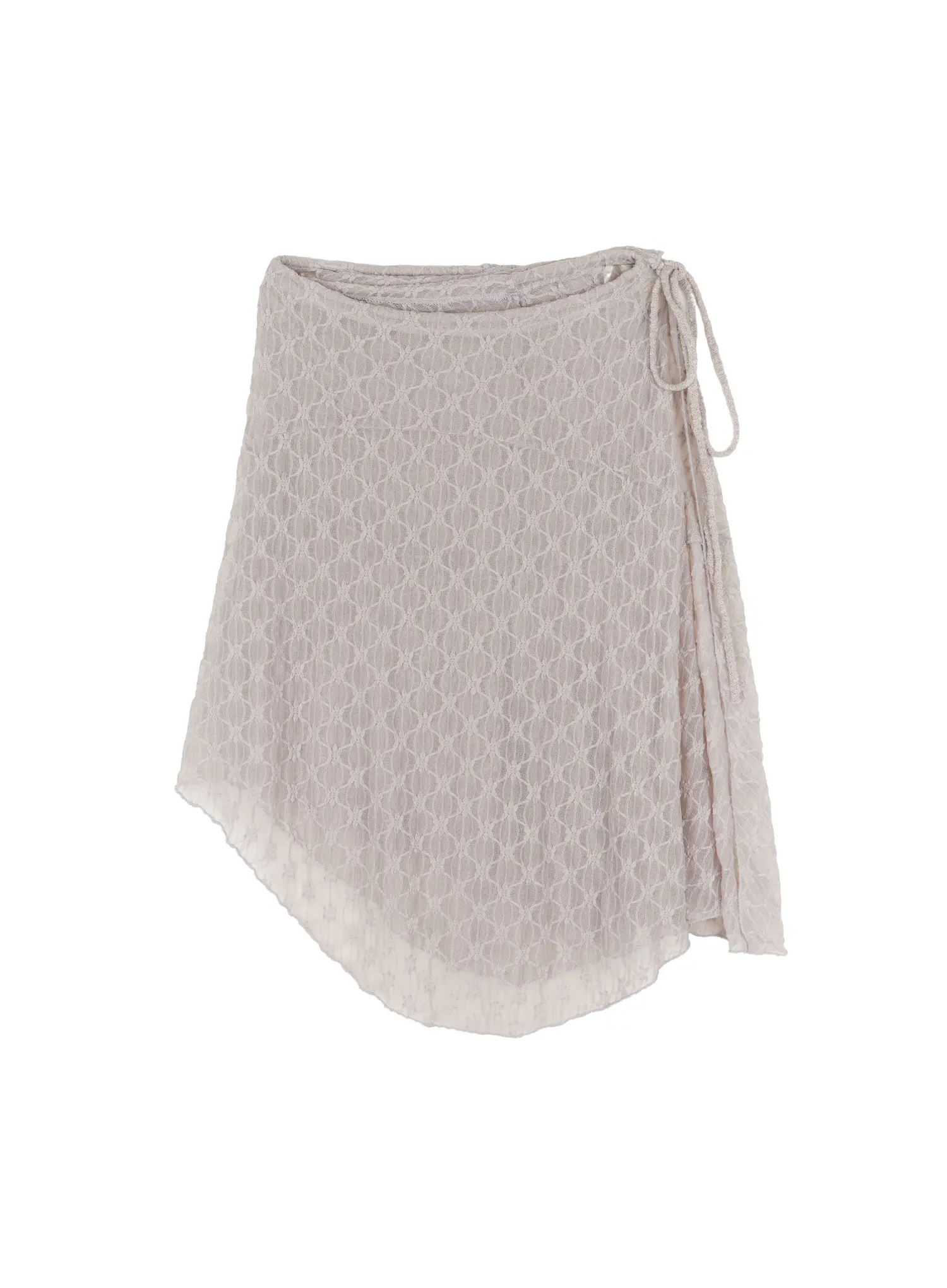 Sheer Floral Wrap Midi Skirt CJ526 - Image 11