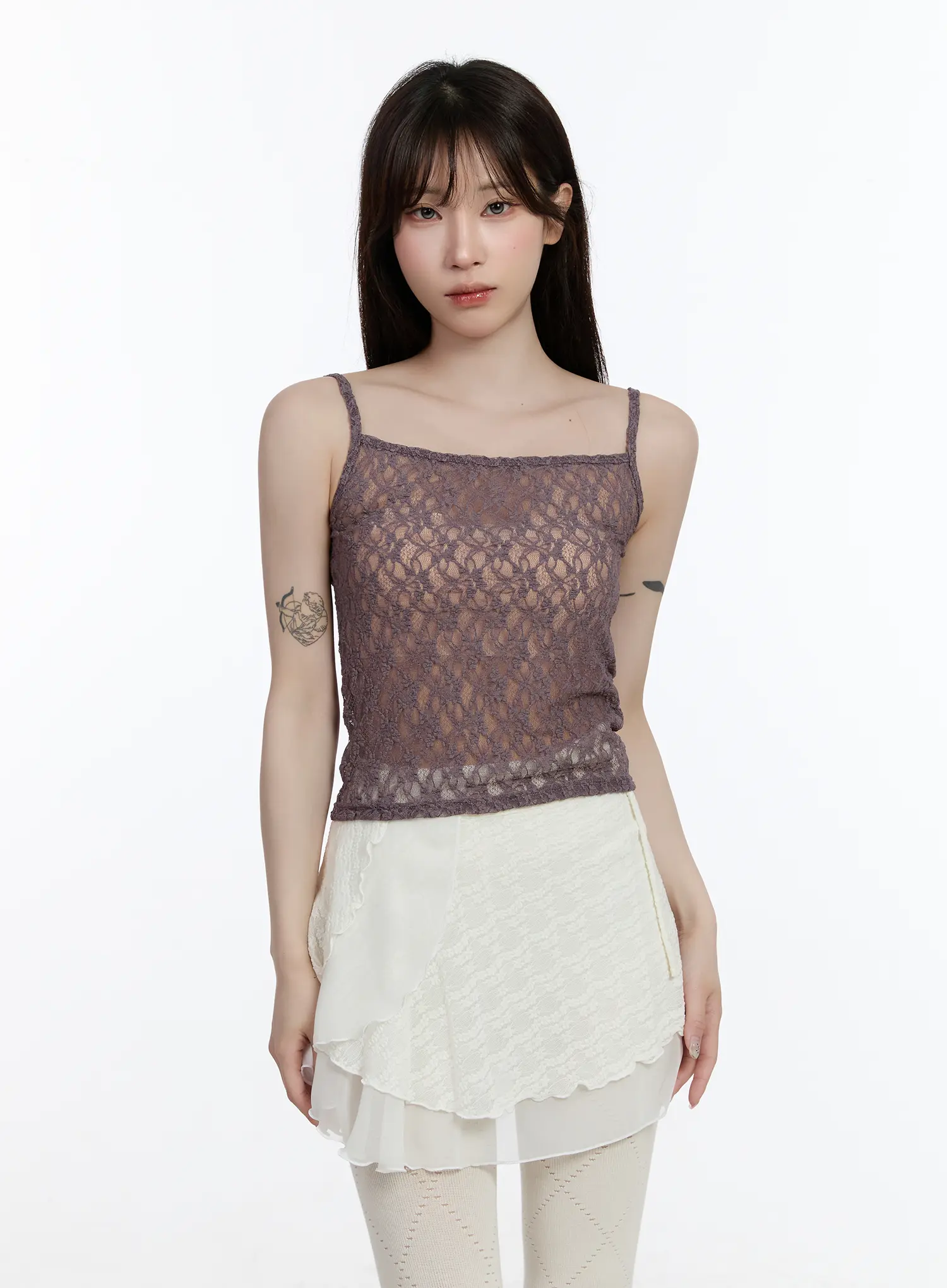 Sheer Lace Cami Top CA503 - Image 10