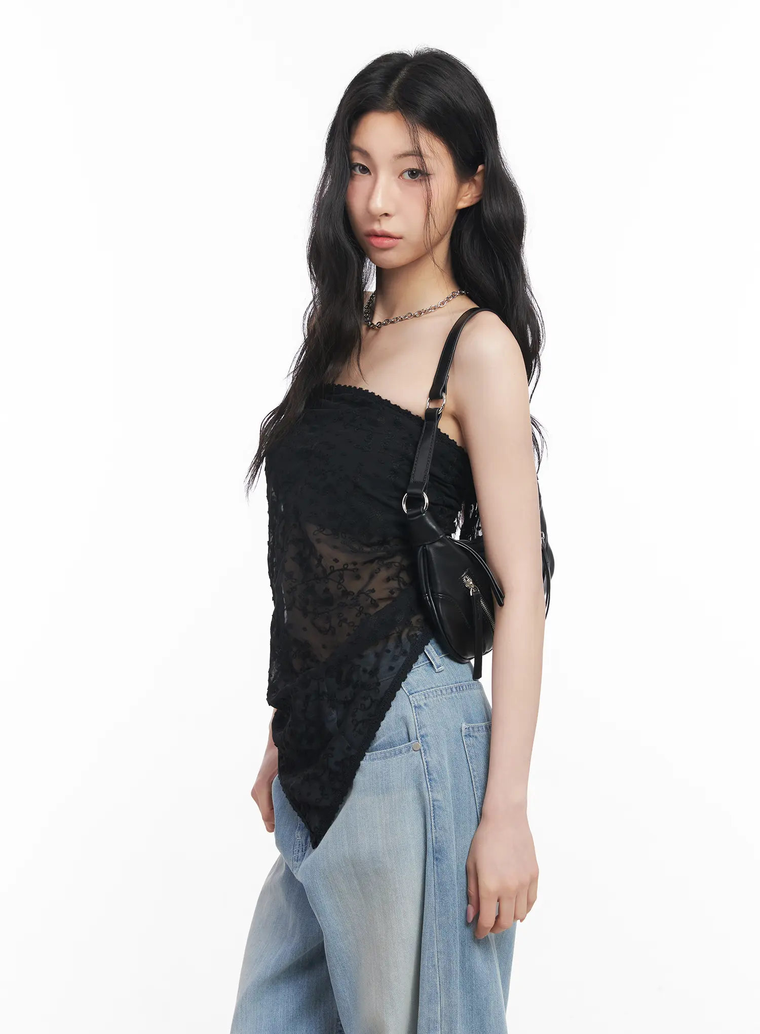 Sheer Lace Tube Top CU511 - Image 10