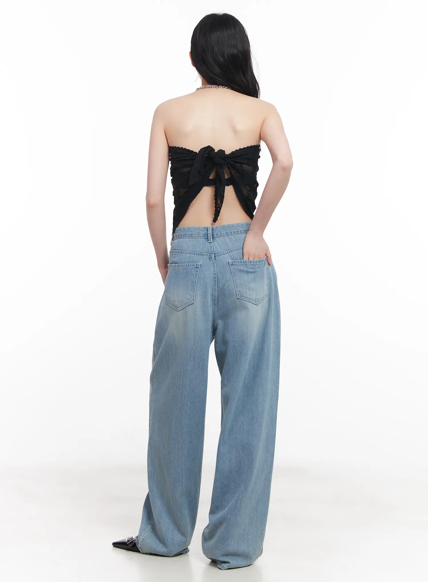 Sheer Lace Tube Top CU511 - Image 9