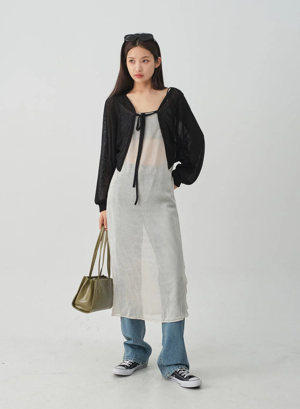 Sheer Loose Fit Bolero CJ08 - Image 11