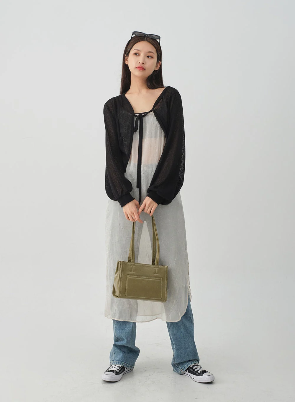 Sheer Loose Fit Bolero CJ08 - Image 13