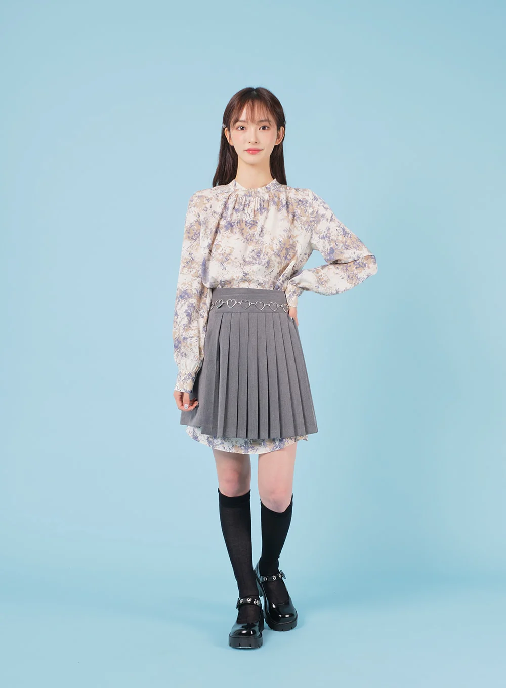 Sheer Mesh Under-knee Socks BA07 - Image 11
