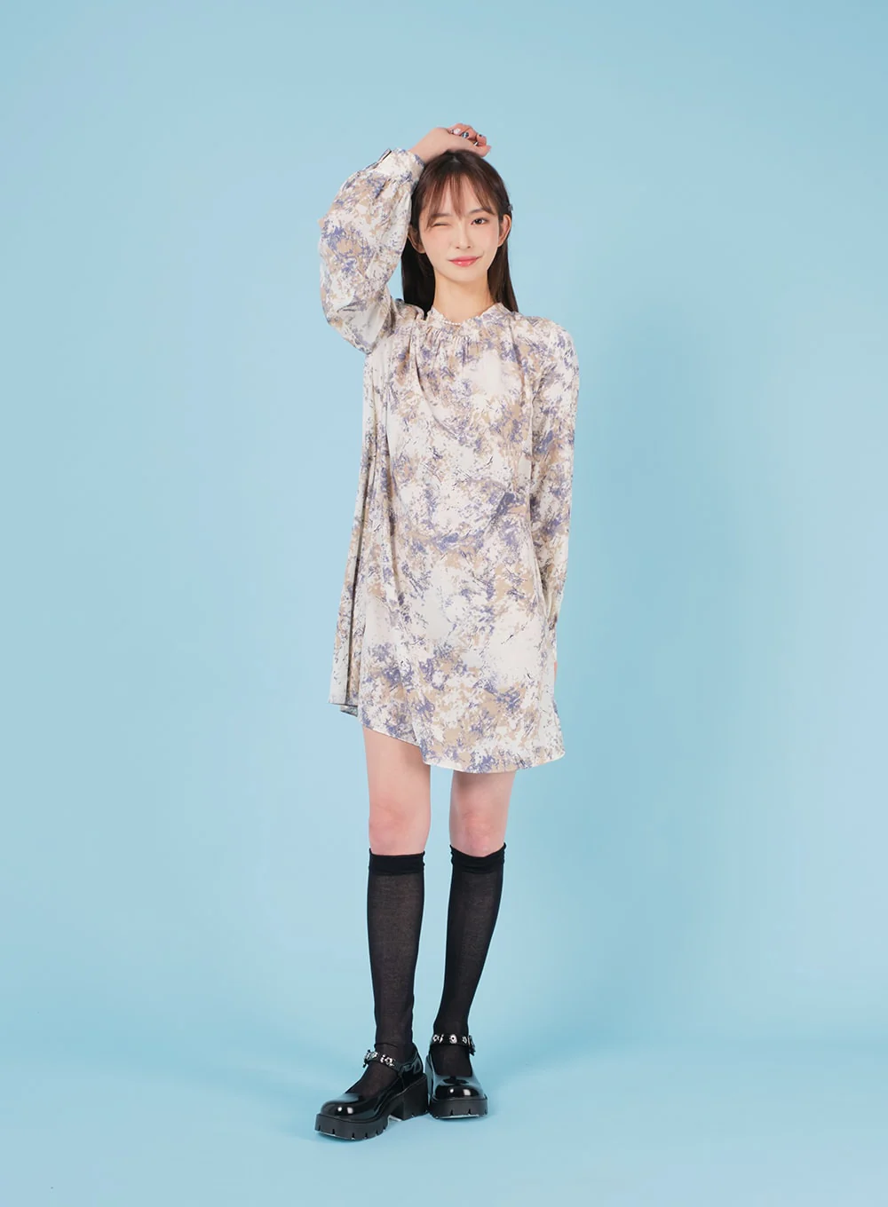 Sheer Mesh Under-knee Socks BA07 - Image 14